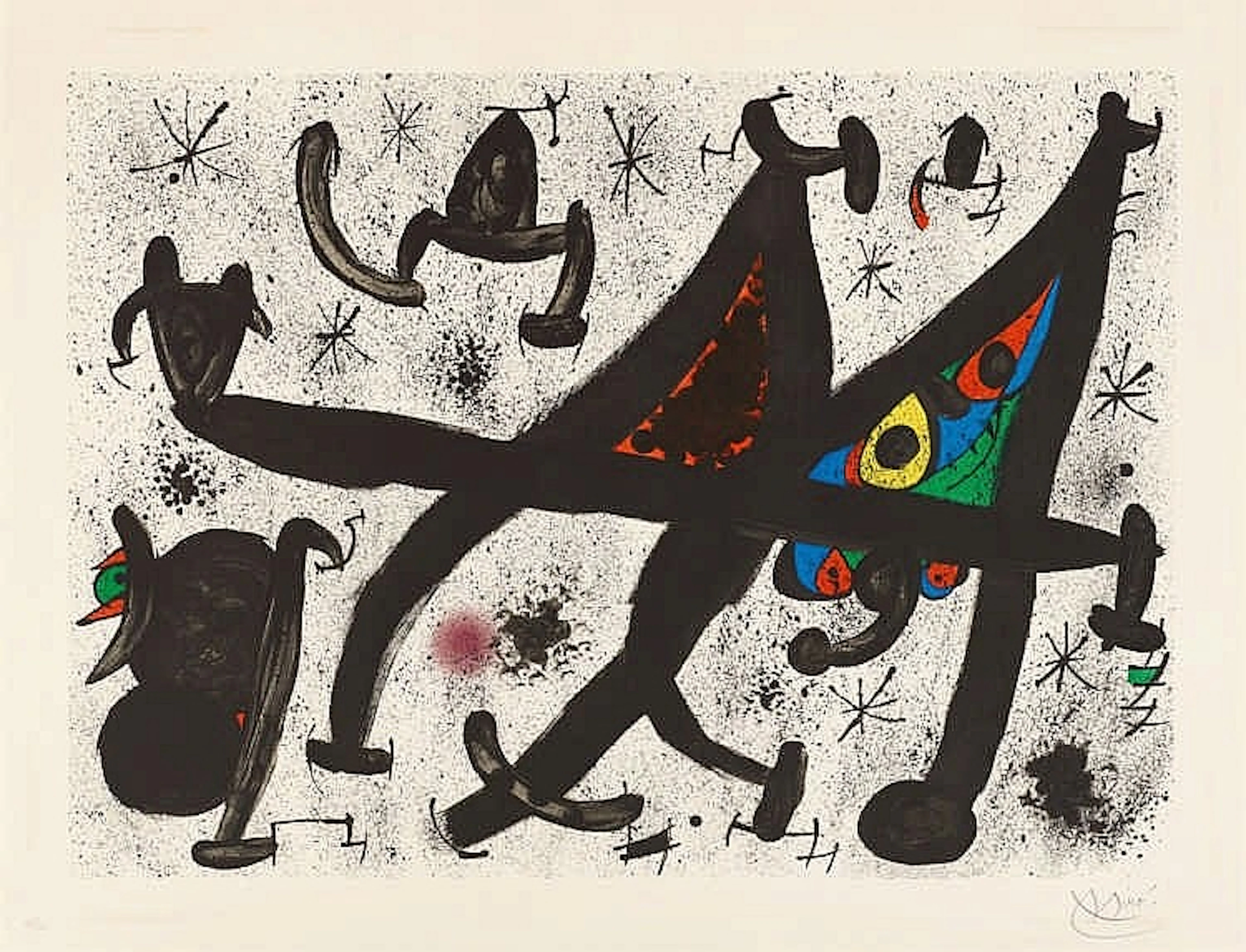 Joan Miró, Hommage à Joan Prat, 1971