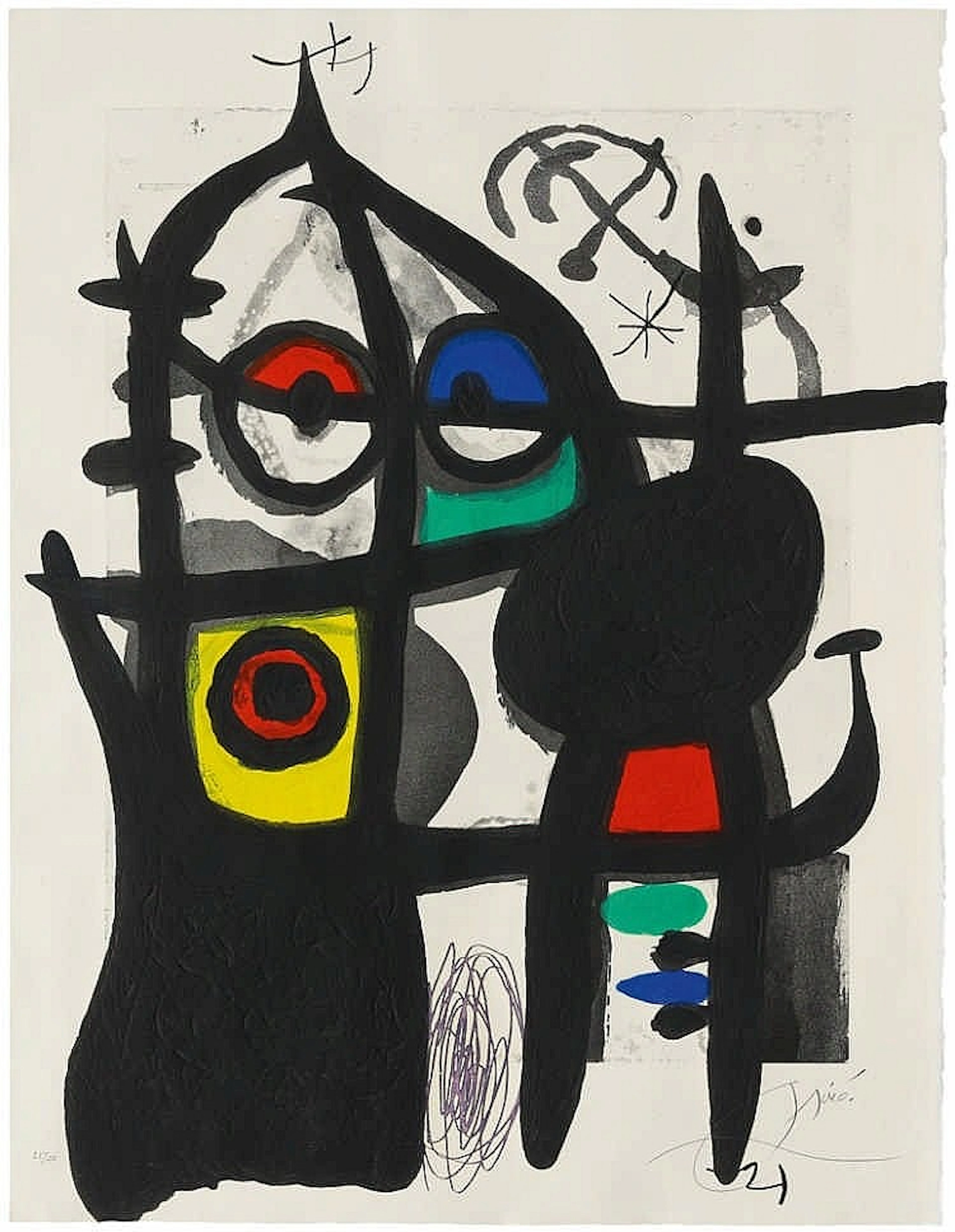 Joan Miró, La Captive, 1969