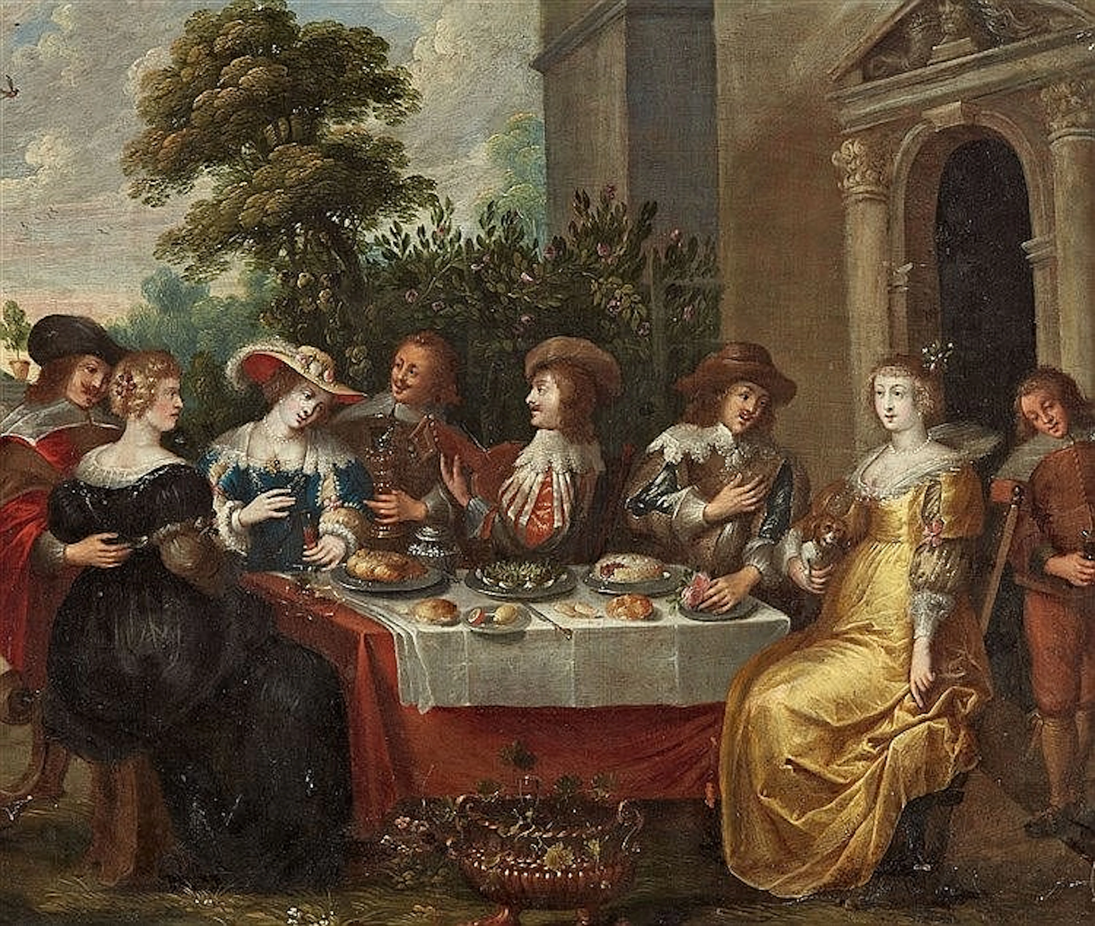 Dirck Hals, circle of, Merry Company
