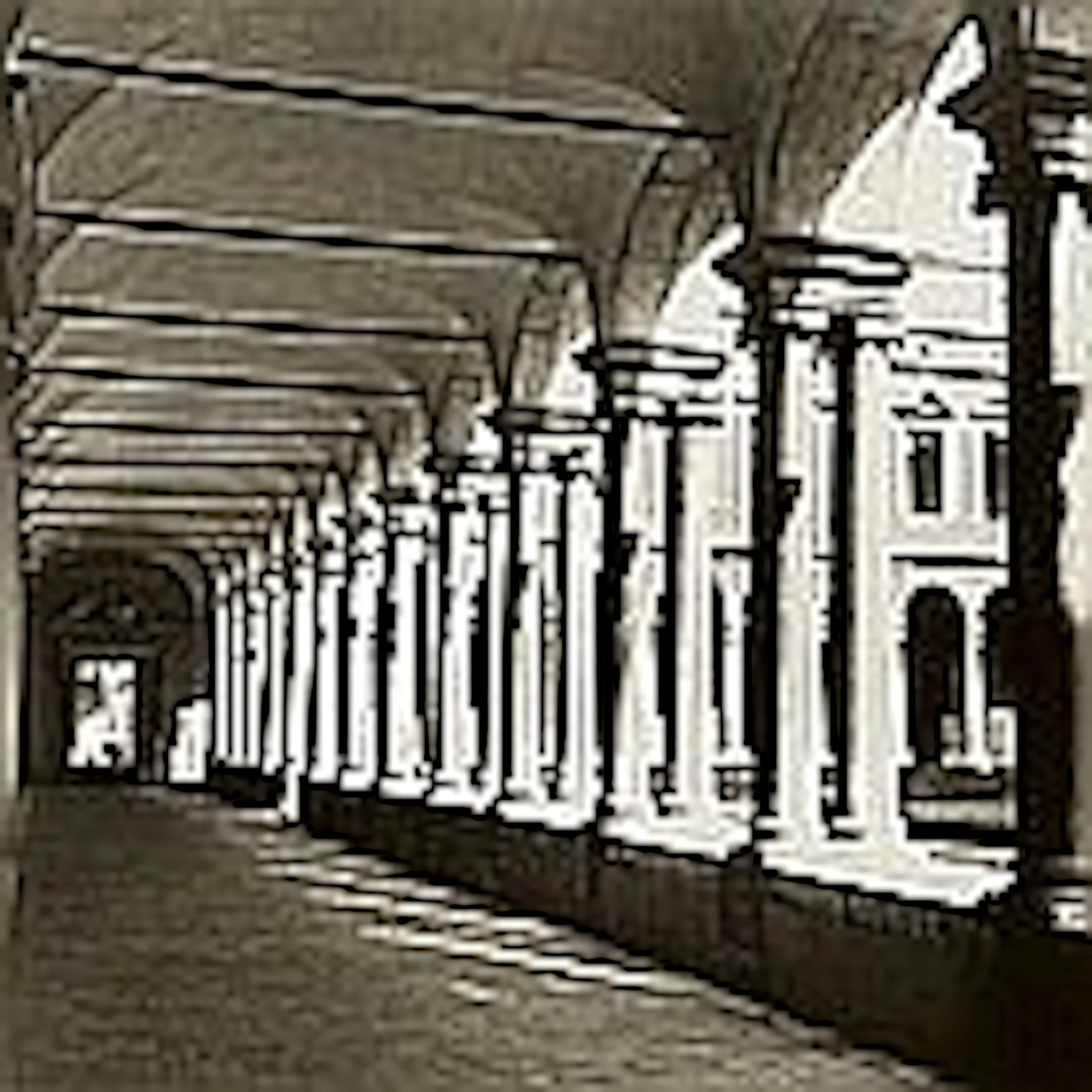 Erika Kiffl, Venedig Klostergang, 1978