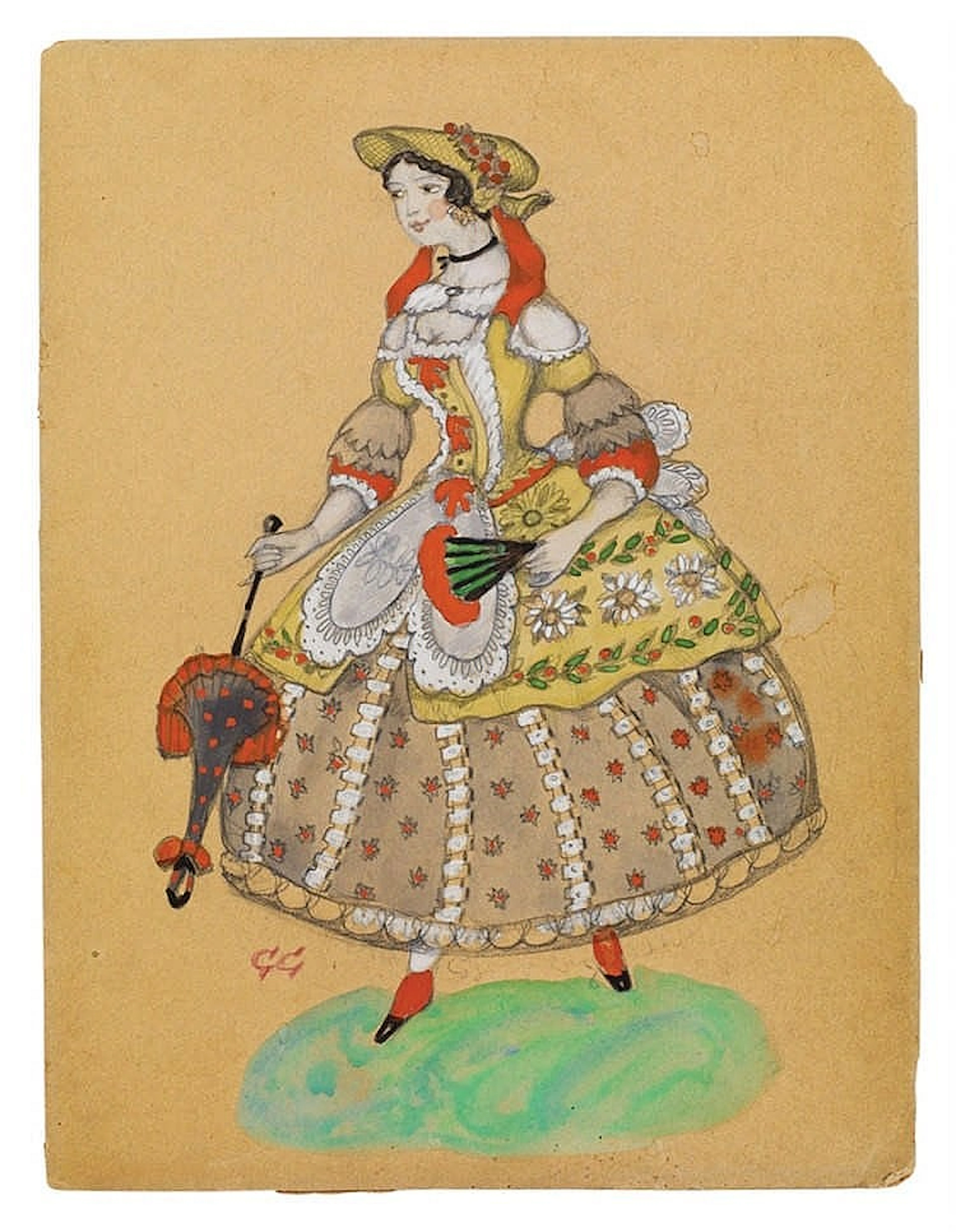 Sergei Yurievich Sudeikin, Untitled (Costume Design),
