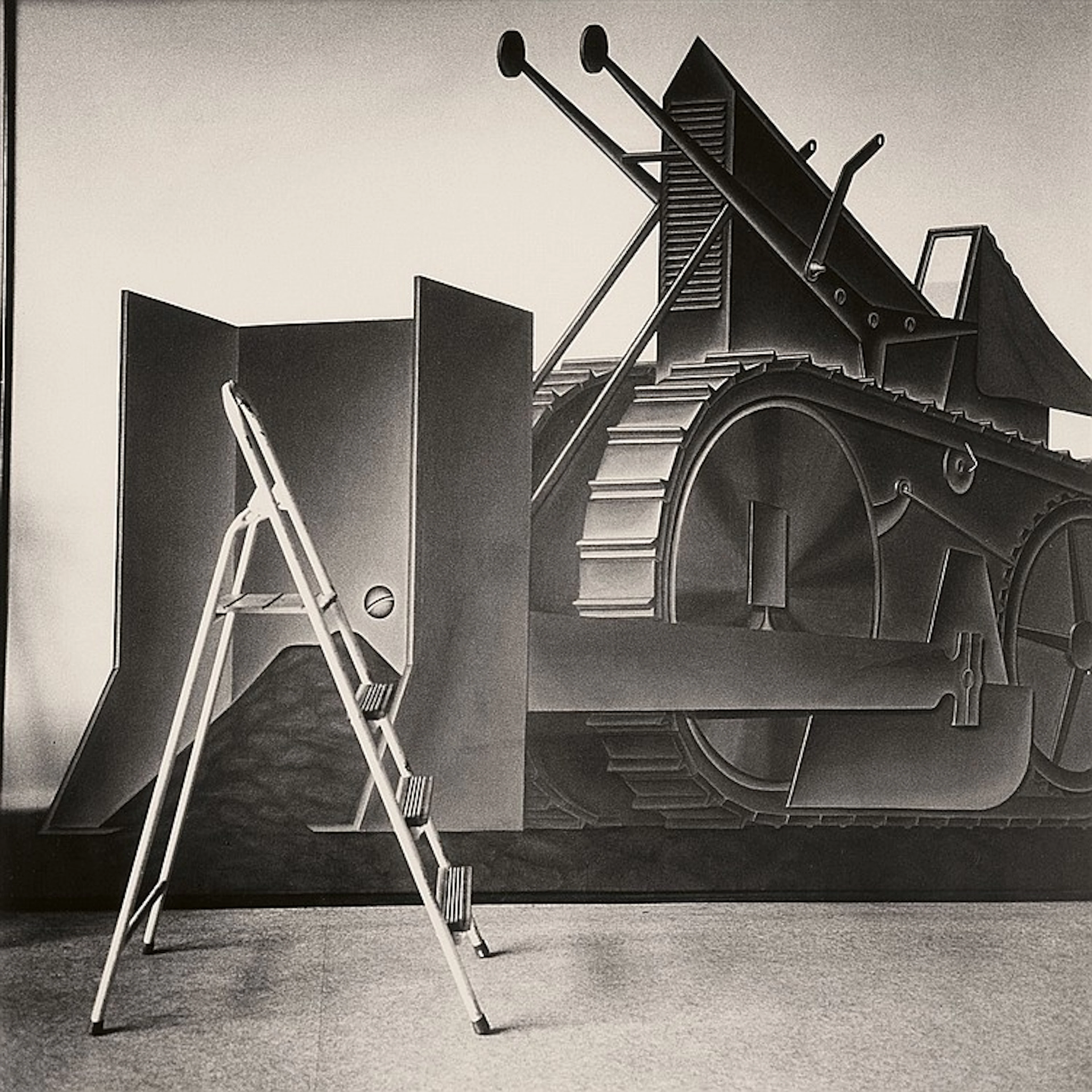 Erika Kiffl, Konrad Klapheck, Atelier Düsseldorf, 1977