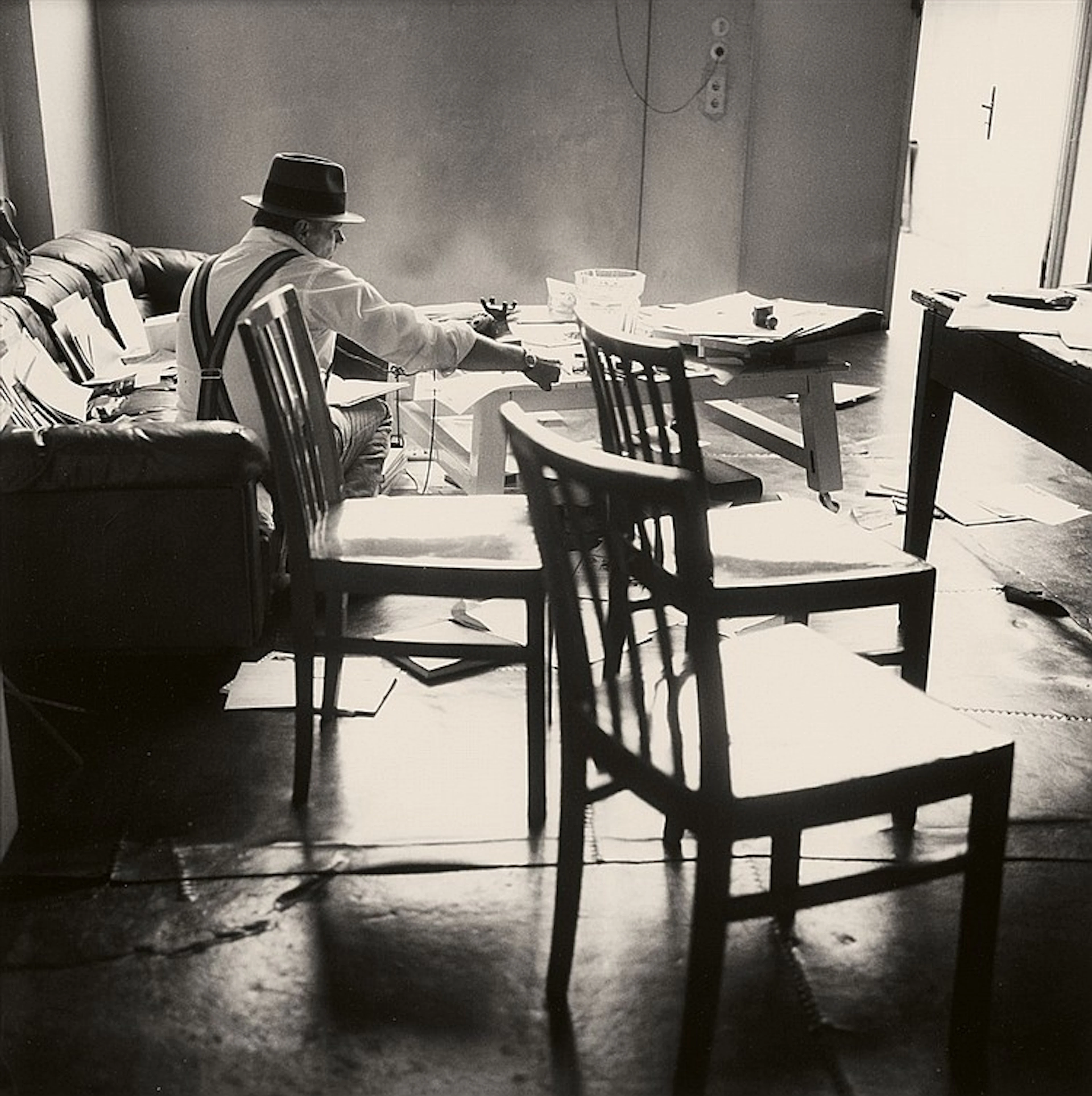 Erika Kiffl, Joseph Beuys, Atelier Drakeplatz, Düsseldorf, 1978