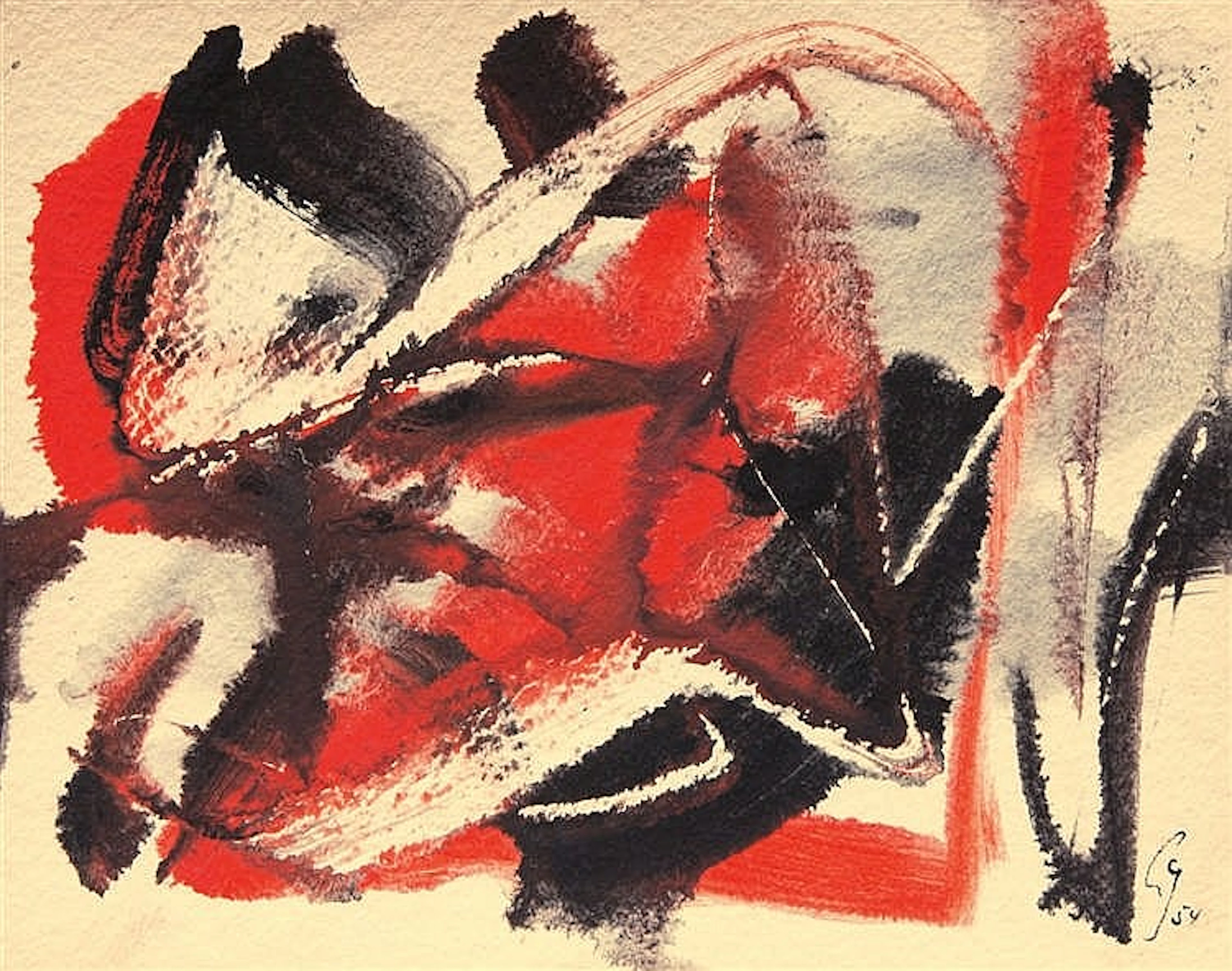 Karl Otto Götz, Untitled, 1954