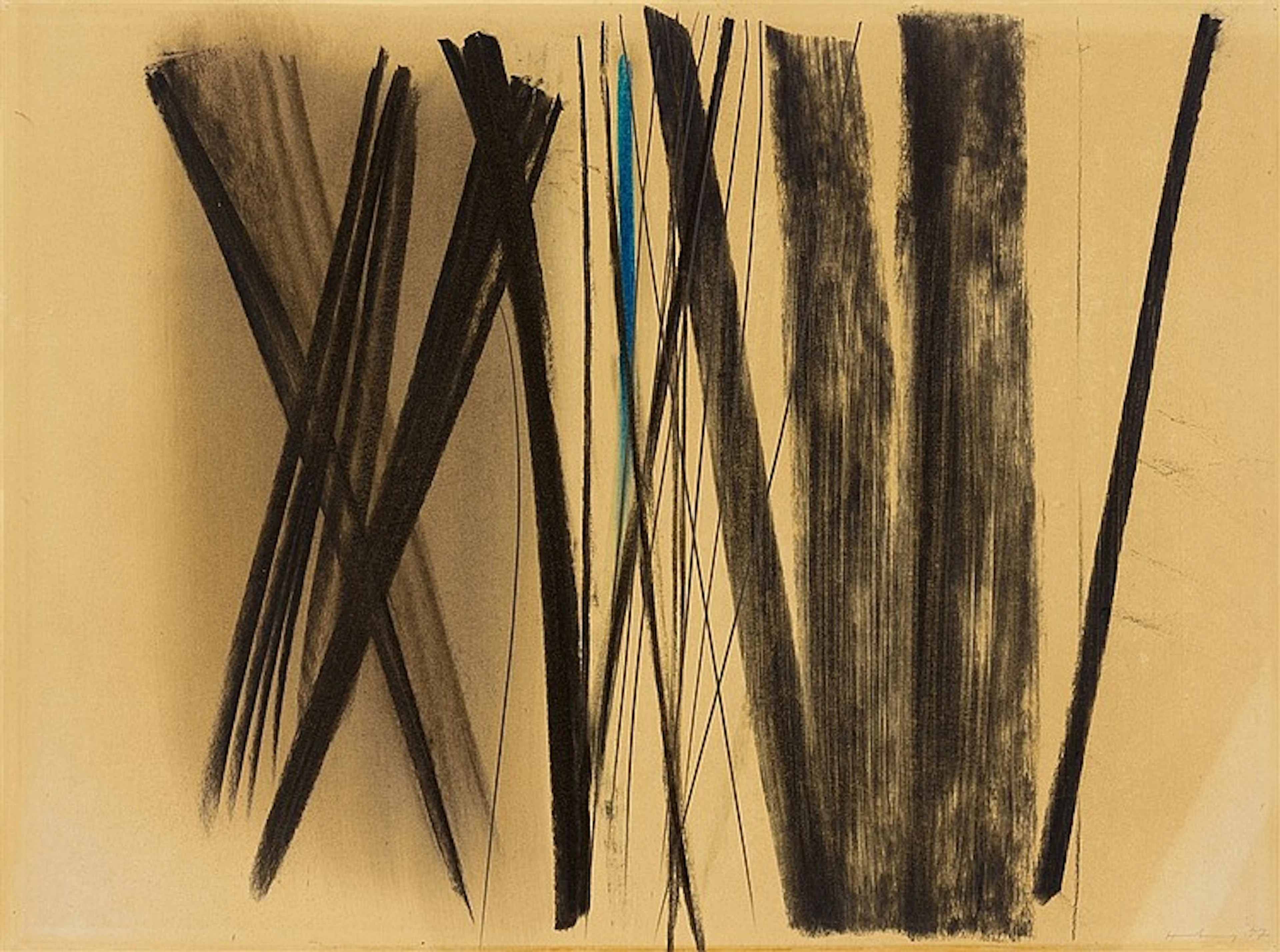 Hans Hartung, Untitled, 1957