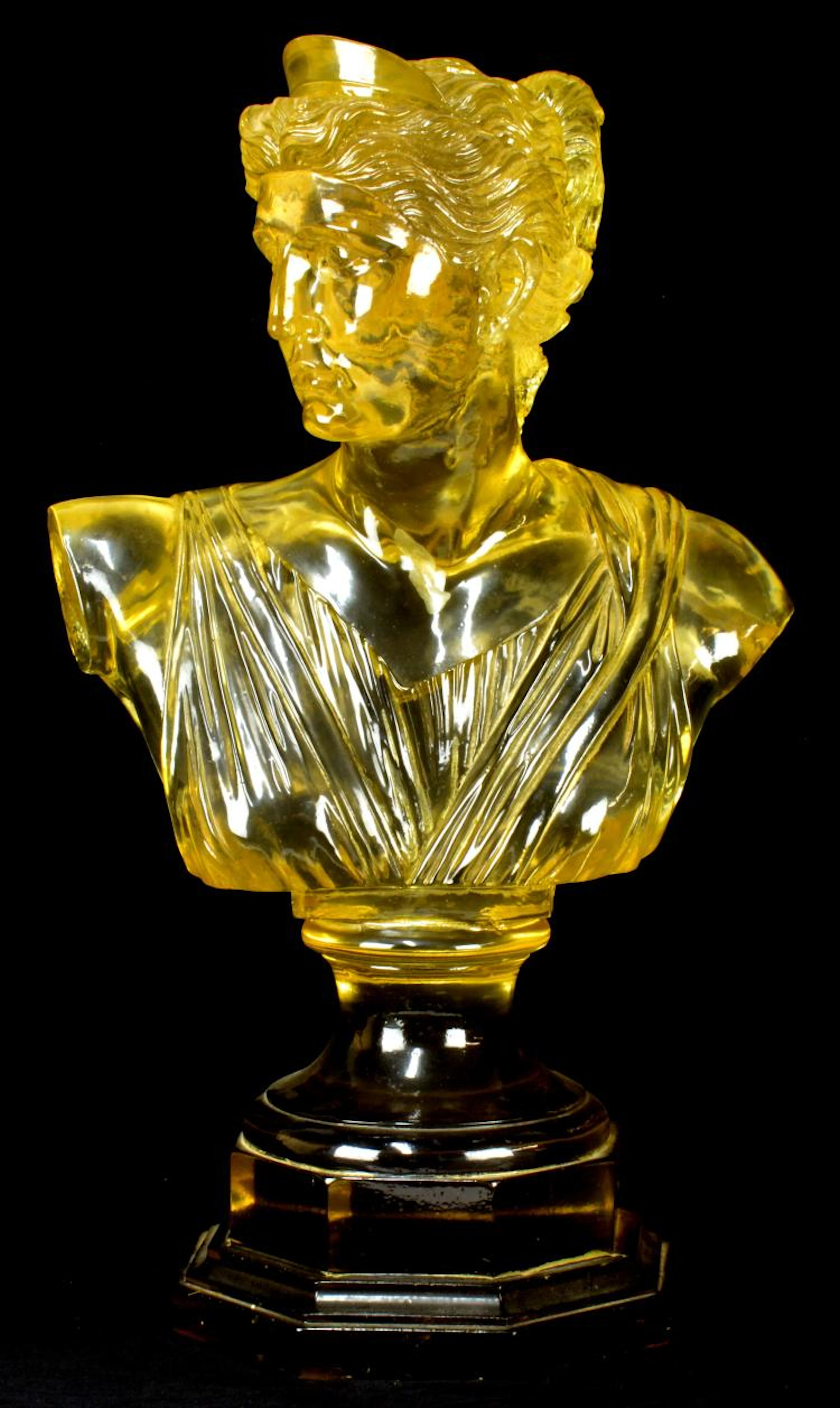 Lucite Bust of Artemis/Diana