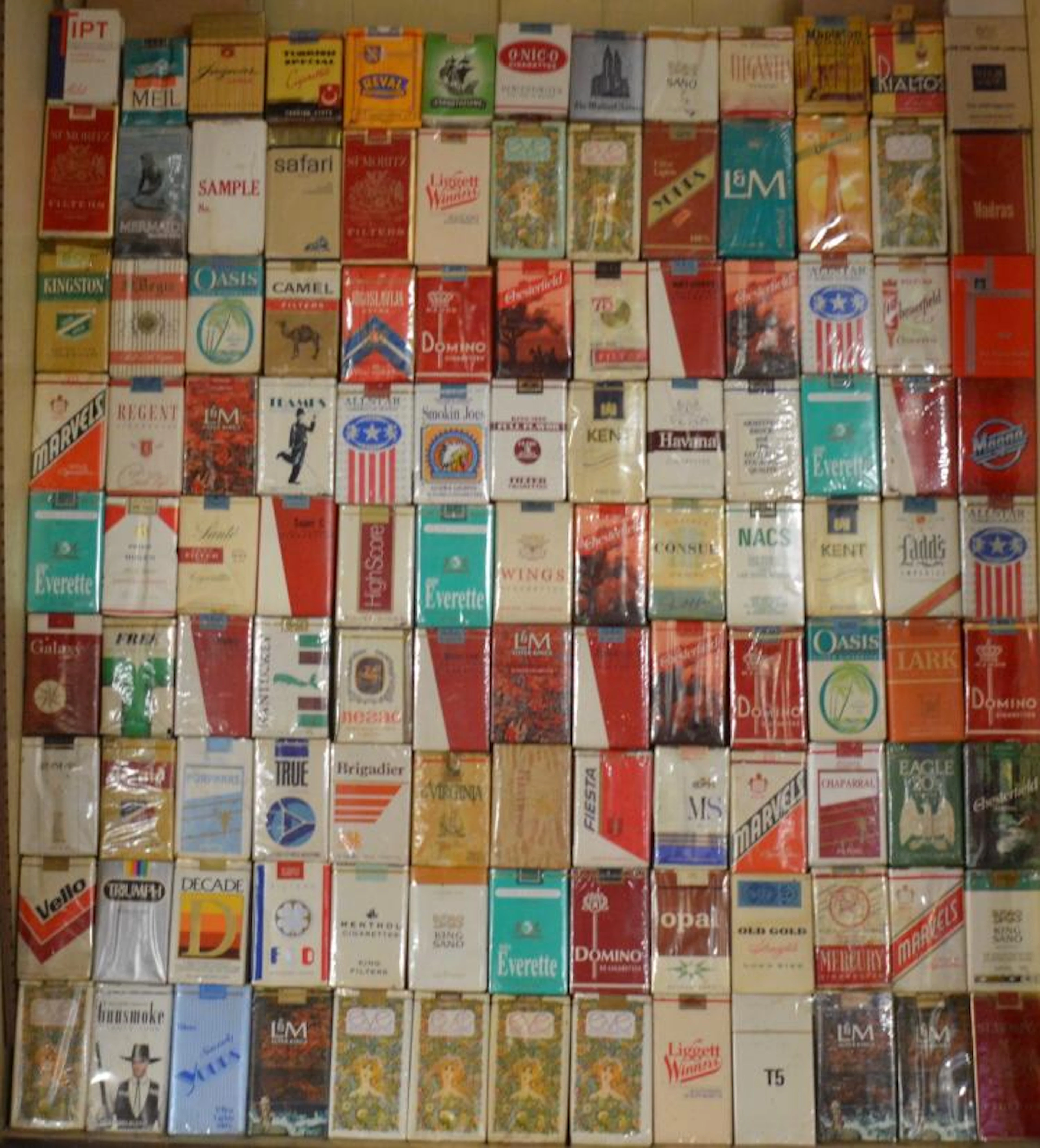 118 Vintage Unopened Packs Of Cigarettes