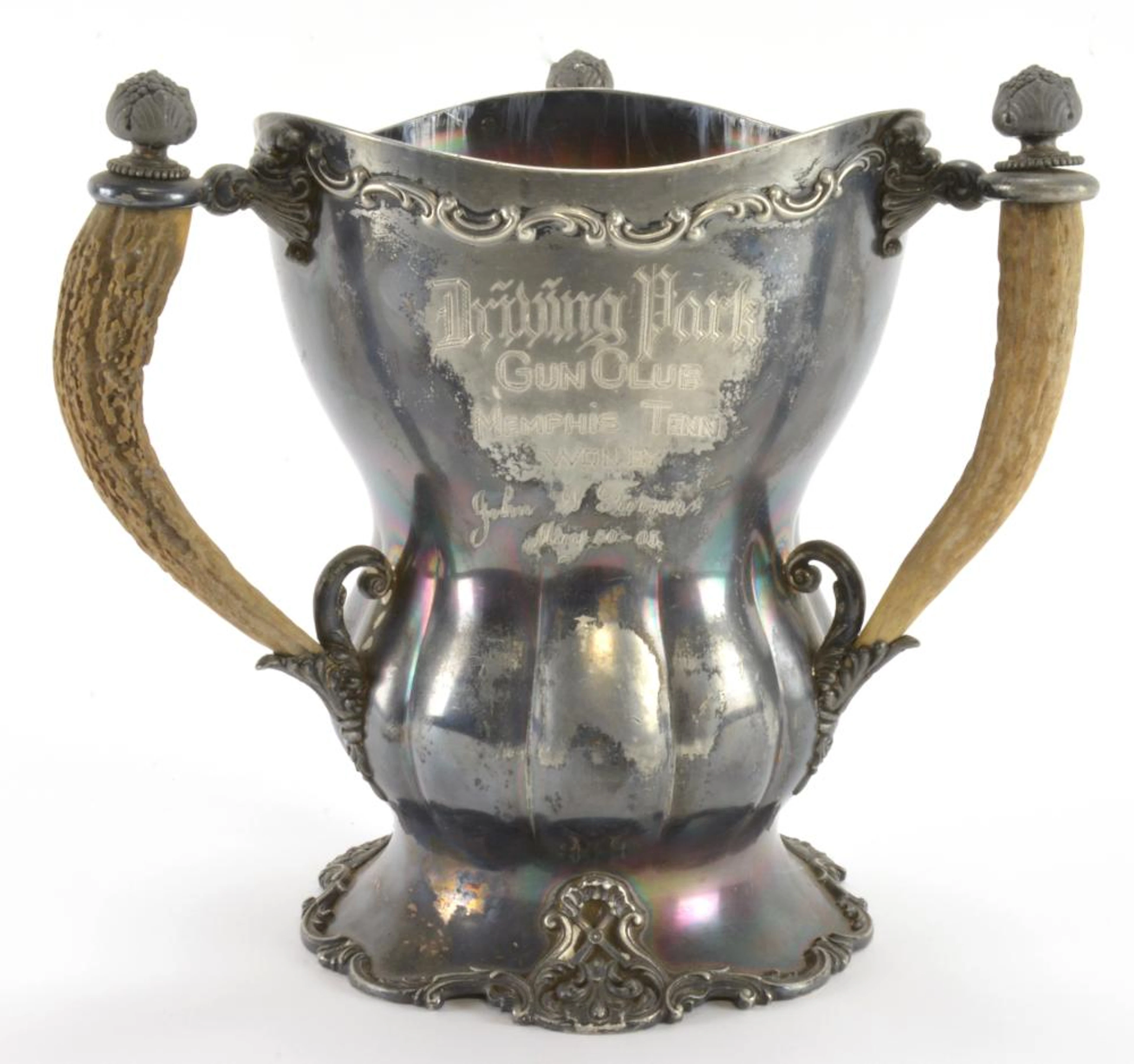 1903-05 Driving Park Gun Club Trophy Memphis Tn