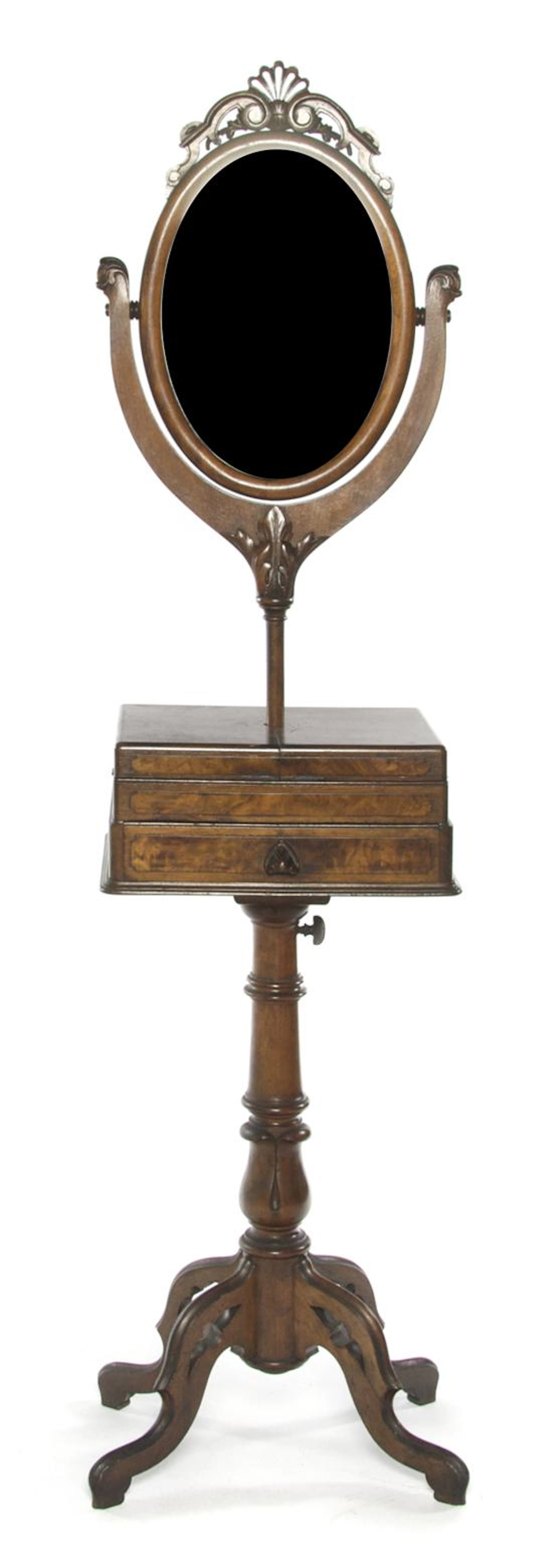A Victorian Mahogany Dressing Mirror