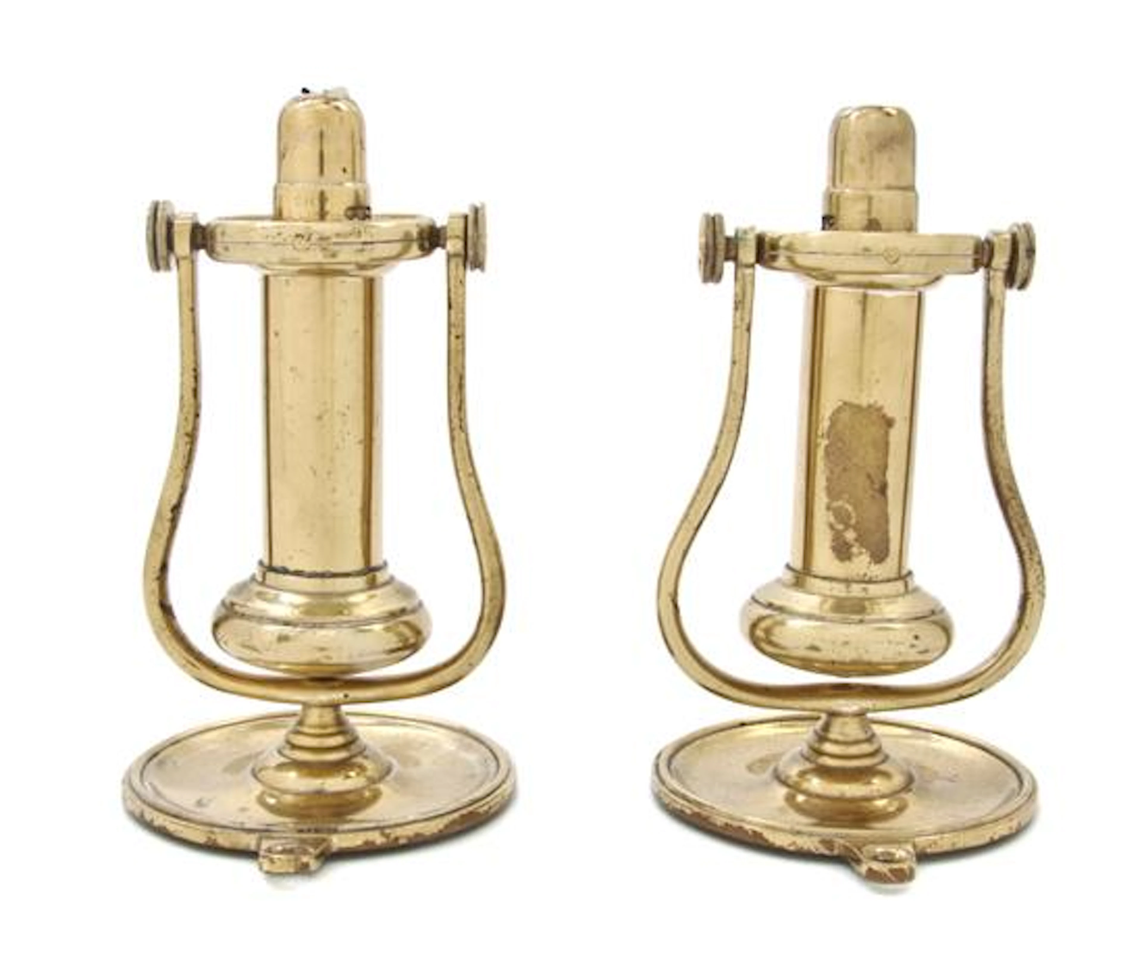 A Pair of Brass Nautical Sconces