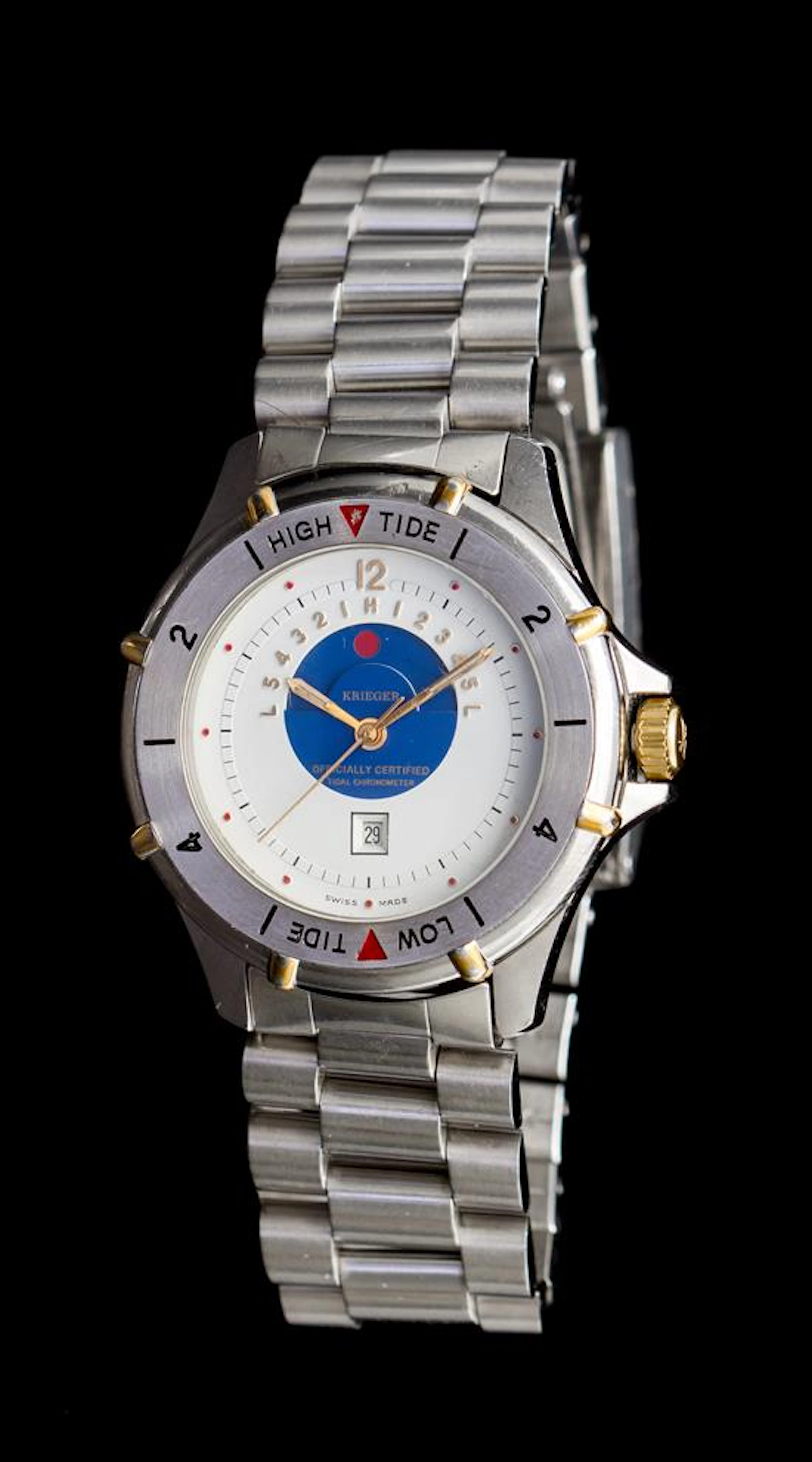 A Collection of Stainless Steel Tidal Chronometer Watches