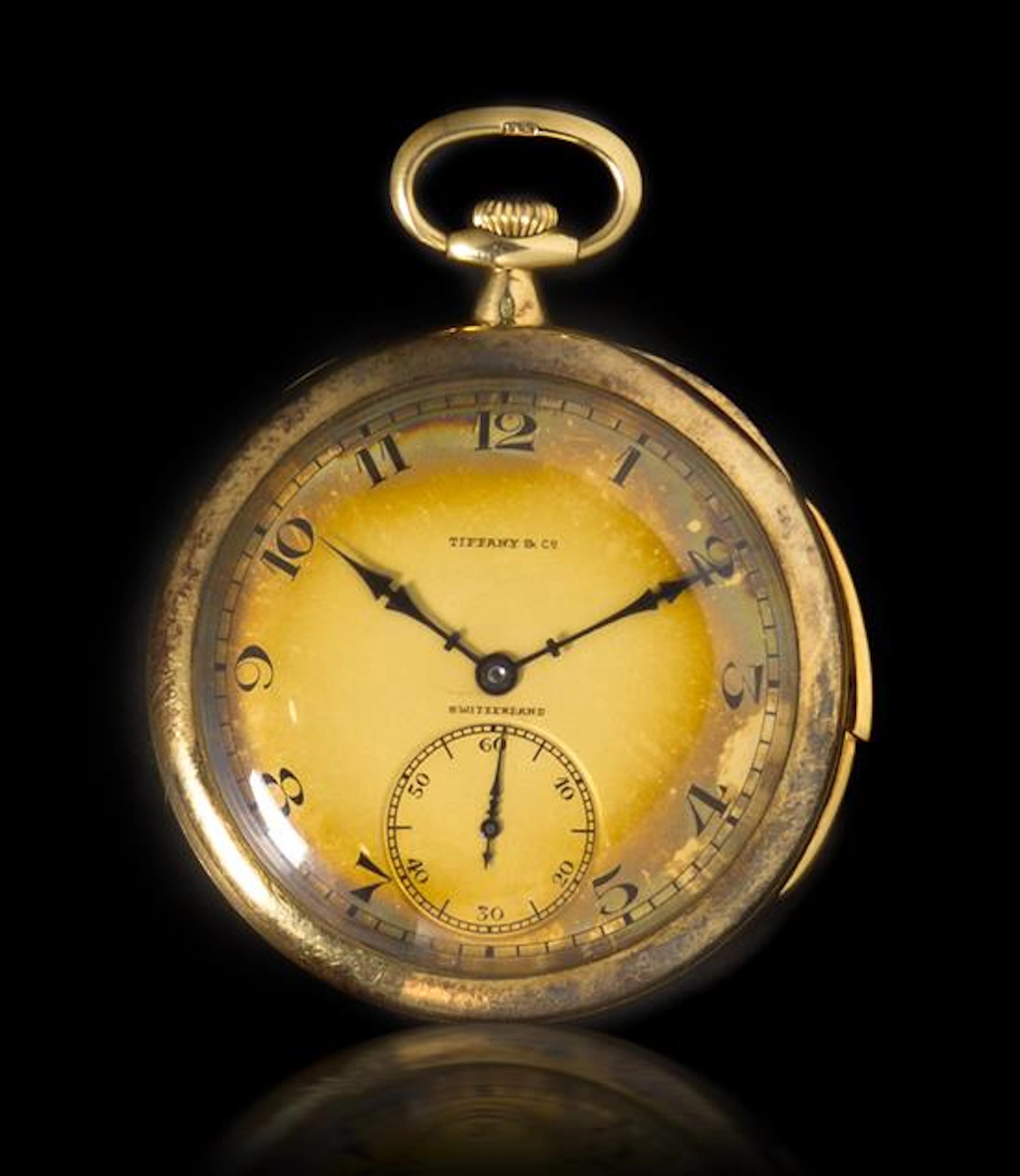 An 18 Karat Yellow Gold Open Face Five Minute Repeating Pocket Watch