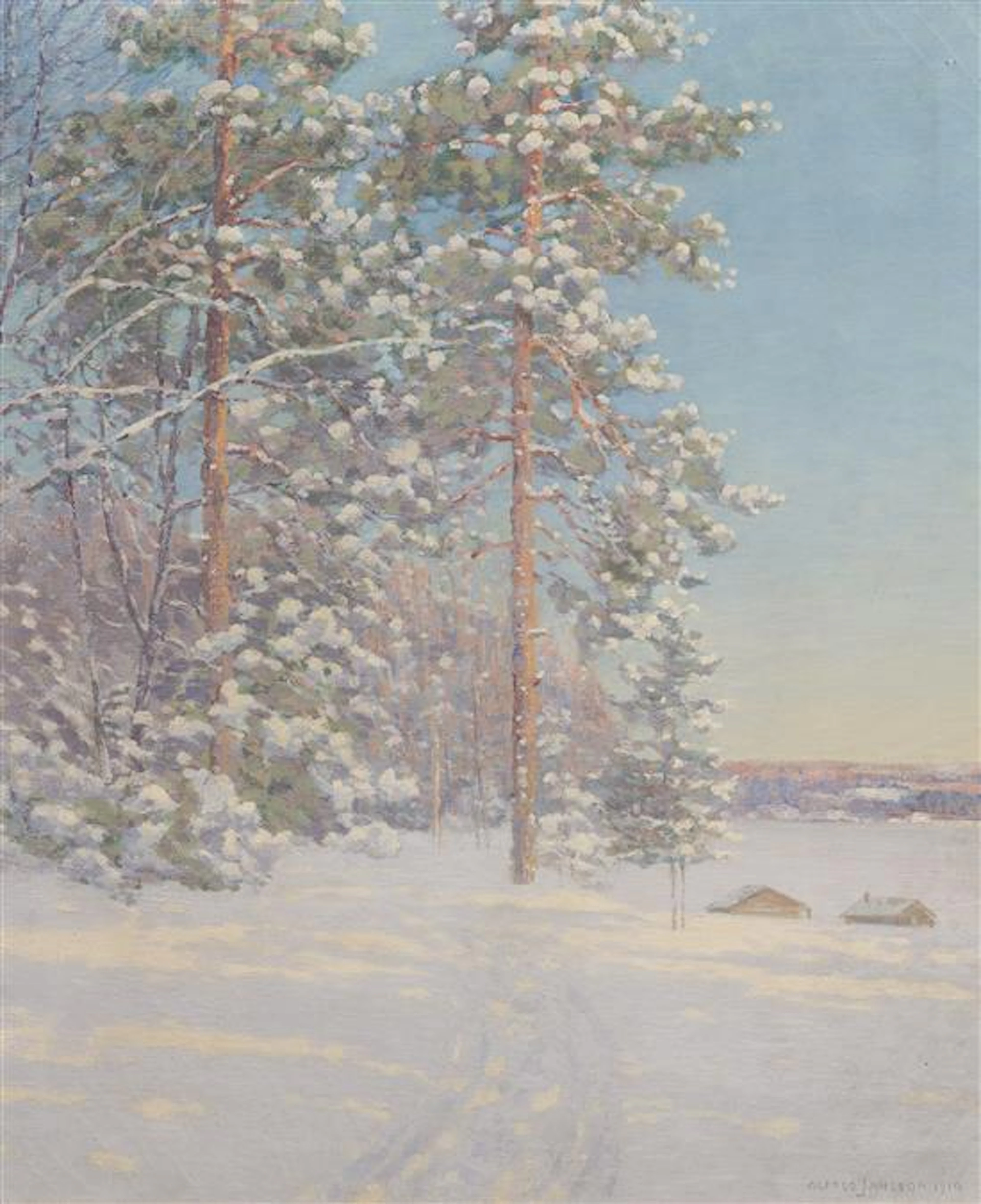 Snowpath into Forrest, 1914