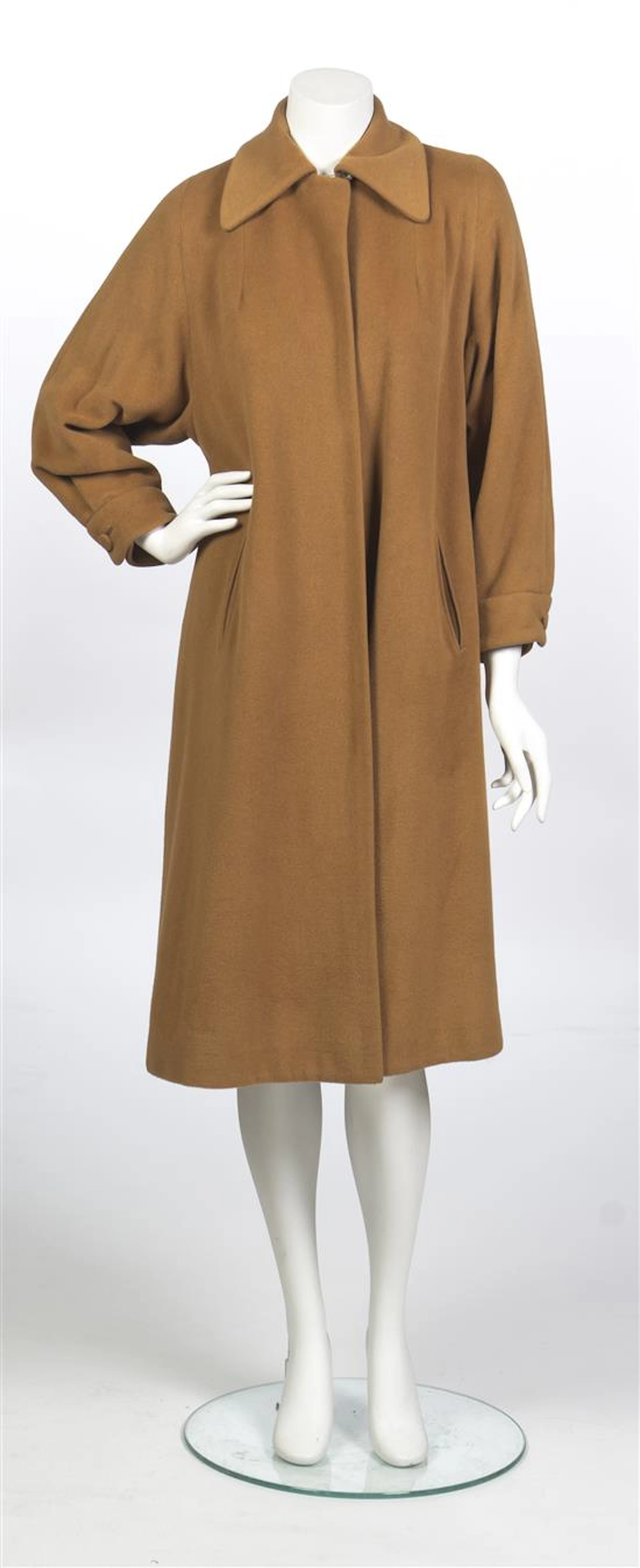 A Vicuna Camel Wool Coat, circa 1960,