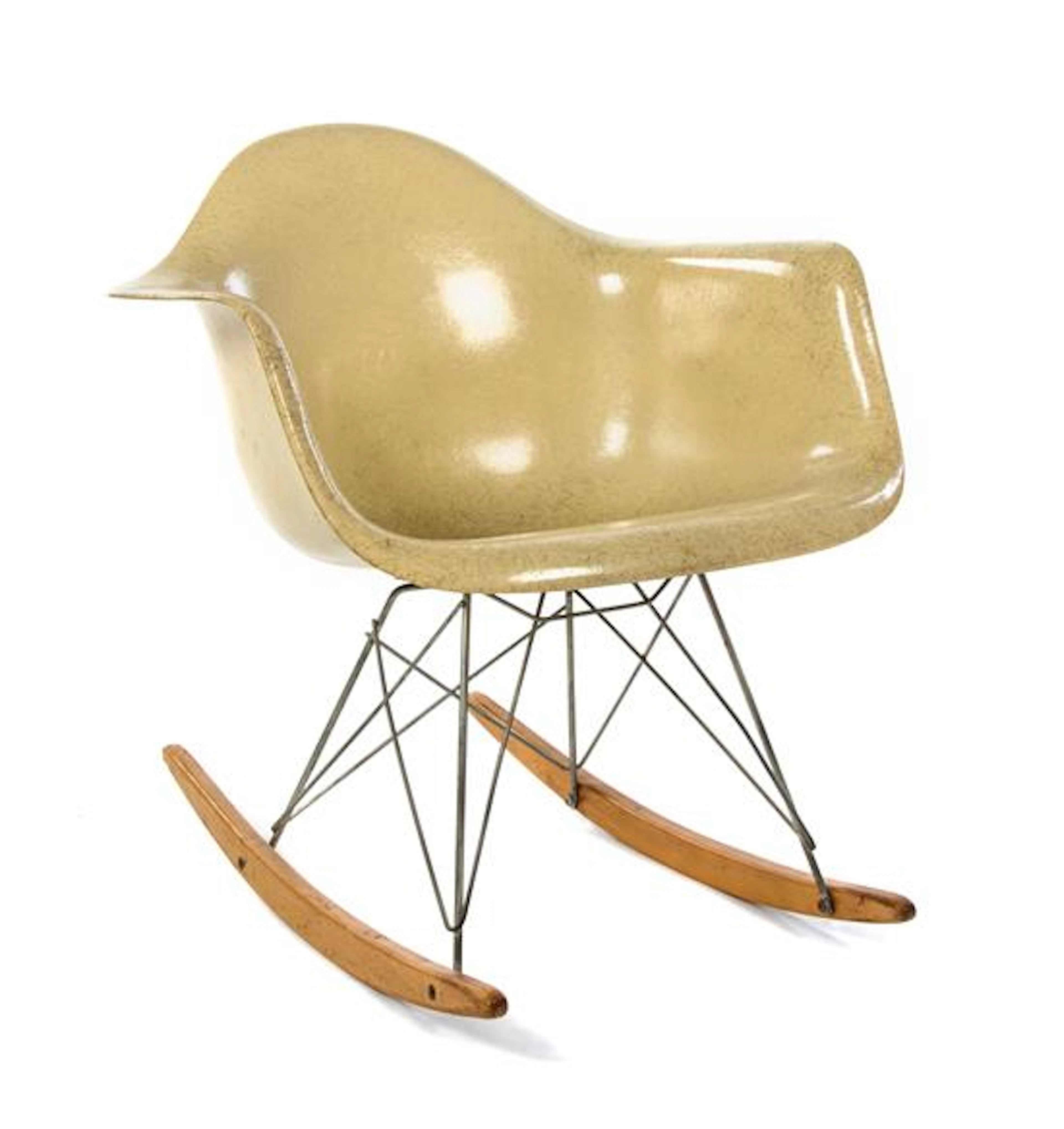 A Charles and Ray Eames Fiberglass RAR Rocker