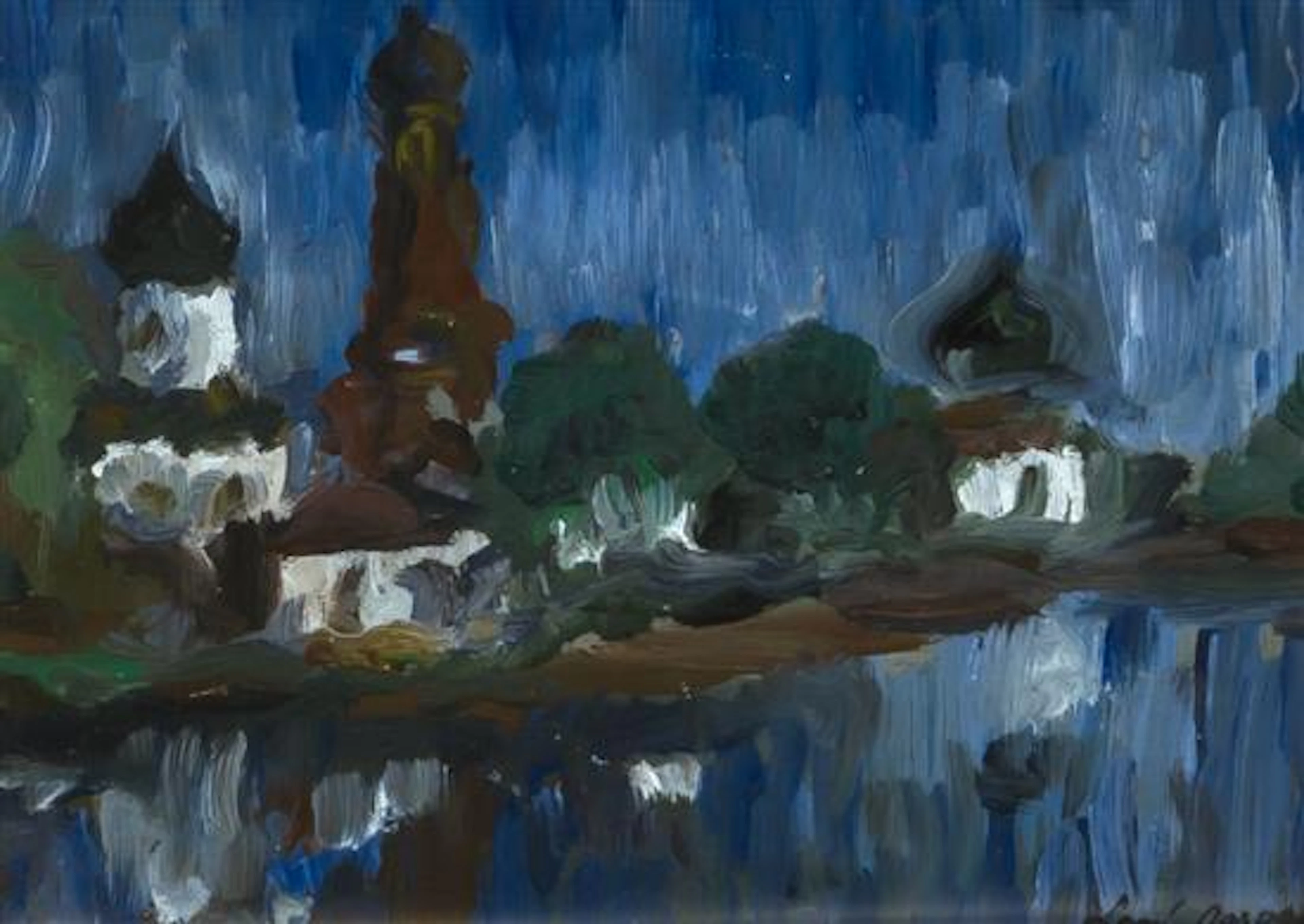 Village by a River