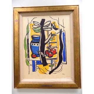 Leger- still life with fruit lithograph