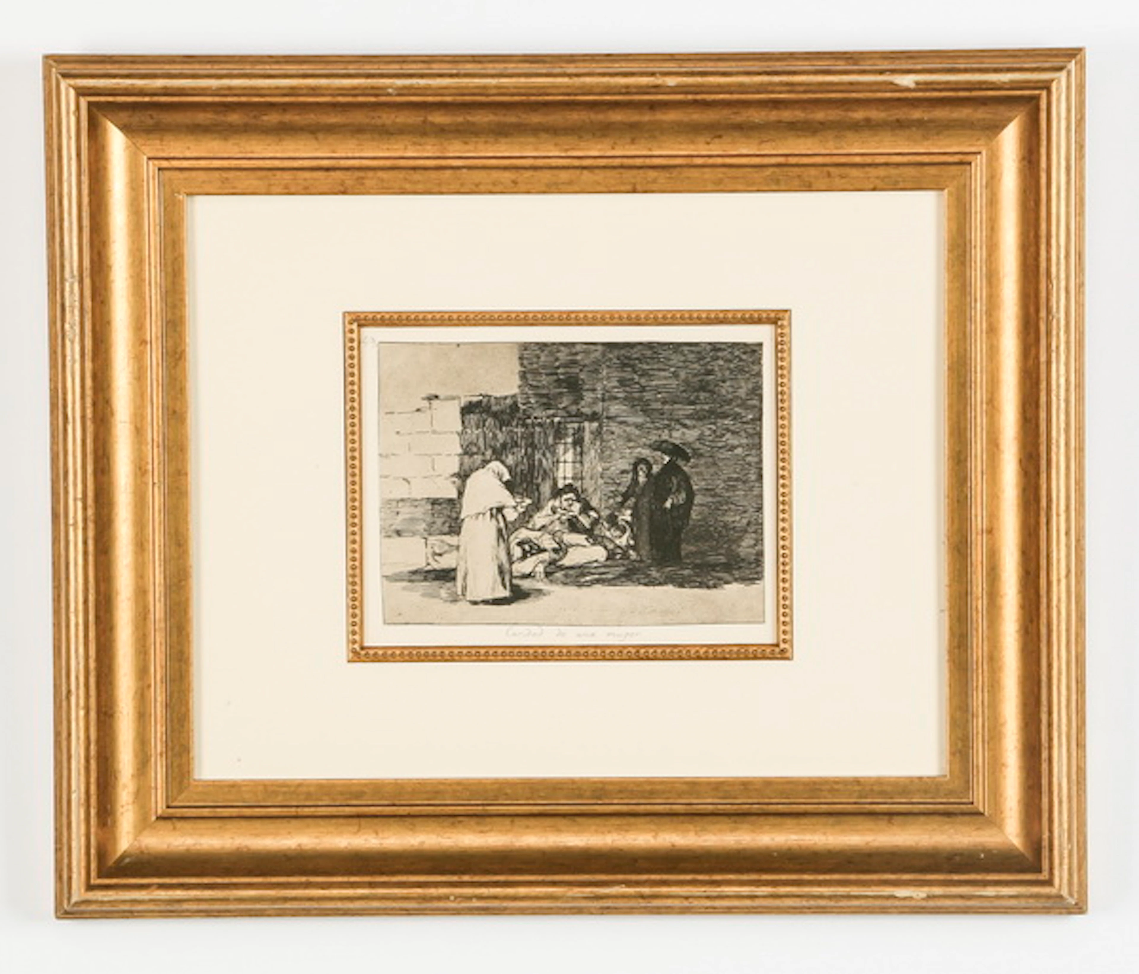Francisco de Goya (Spanish) etching, 19th c.