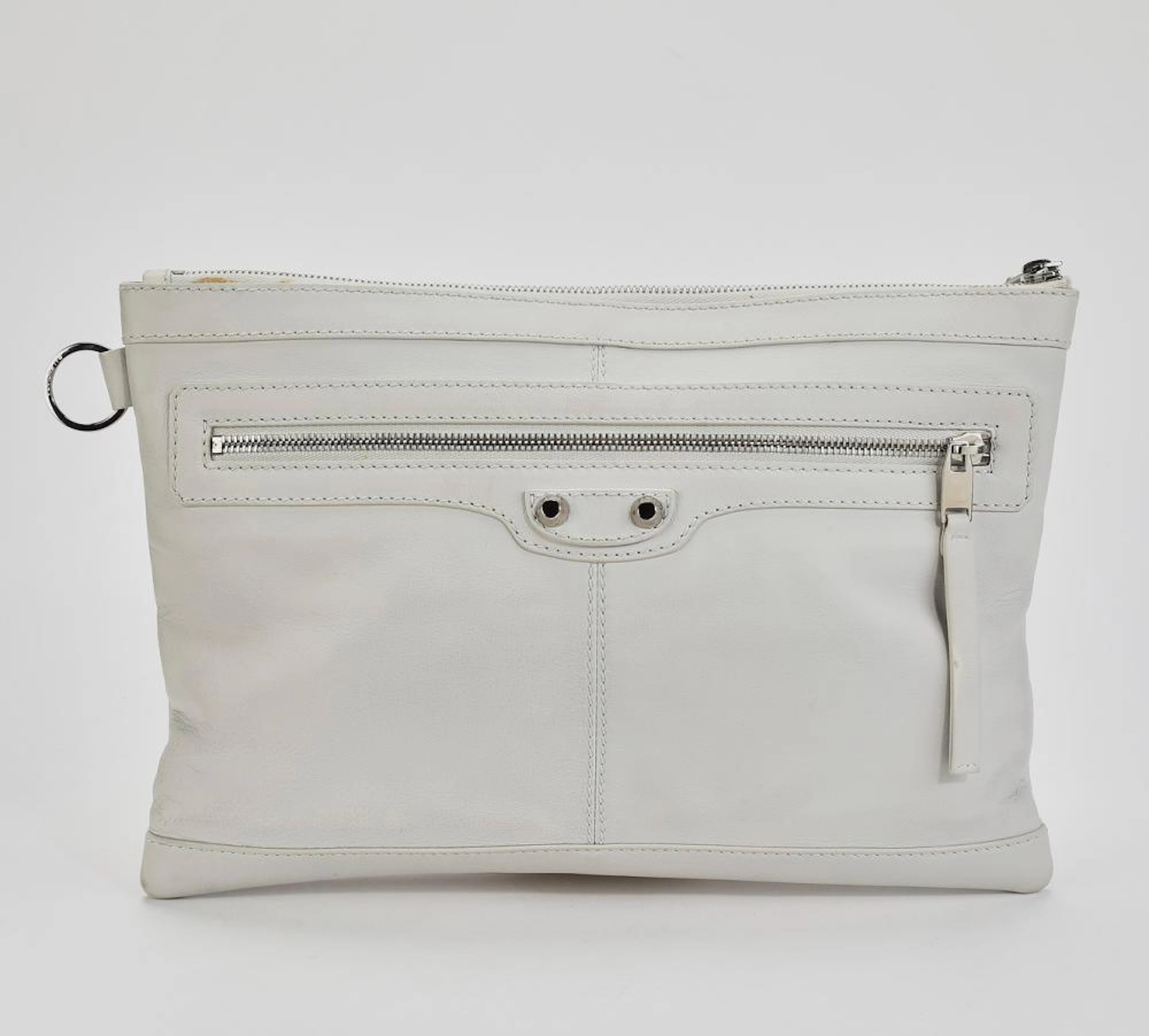 Authentic Balenciaga Motocross Classic Clip M Pouch