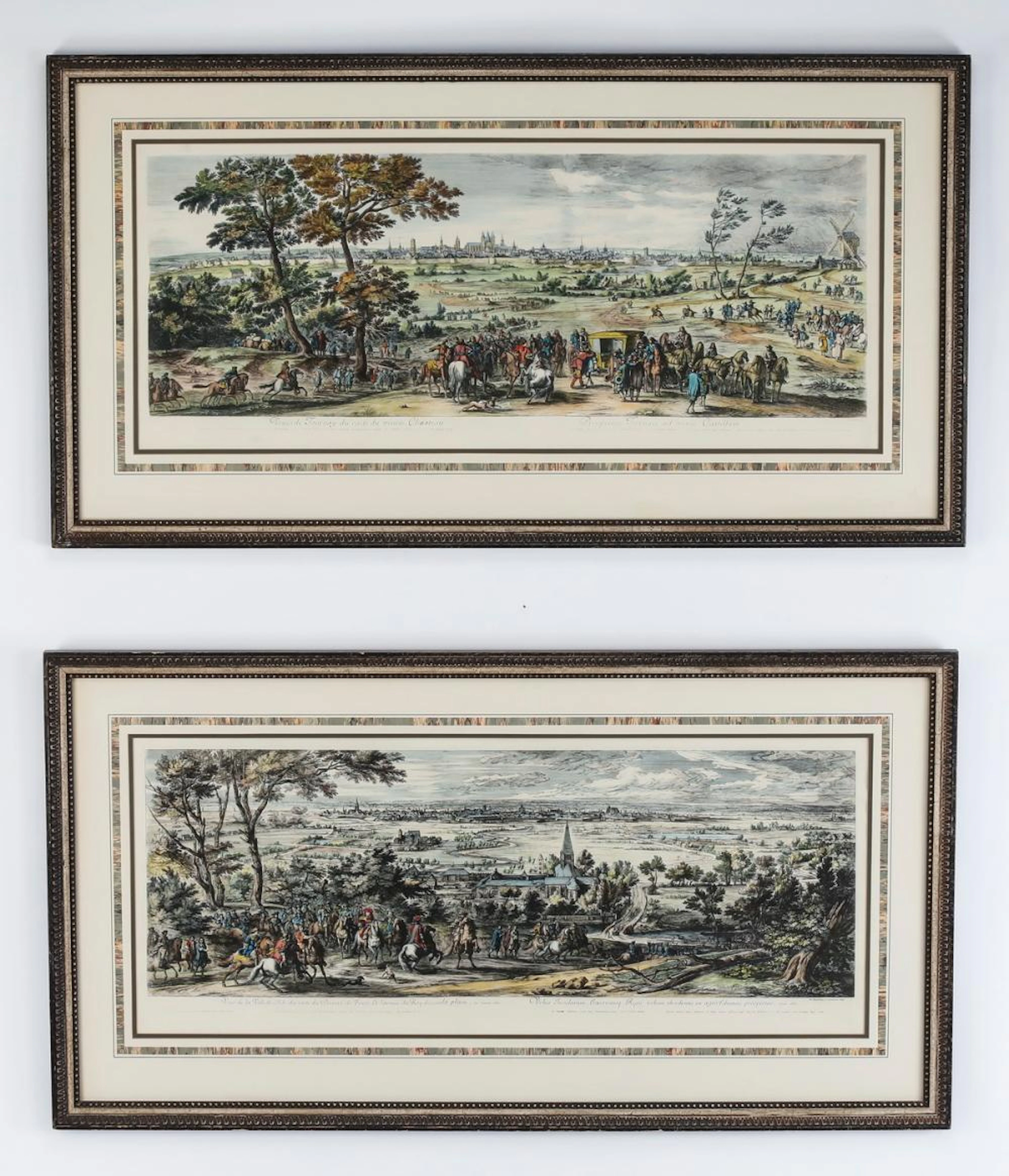 (2) 19th c.French military engravings