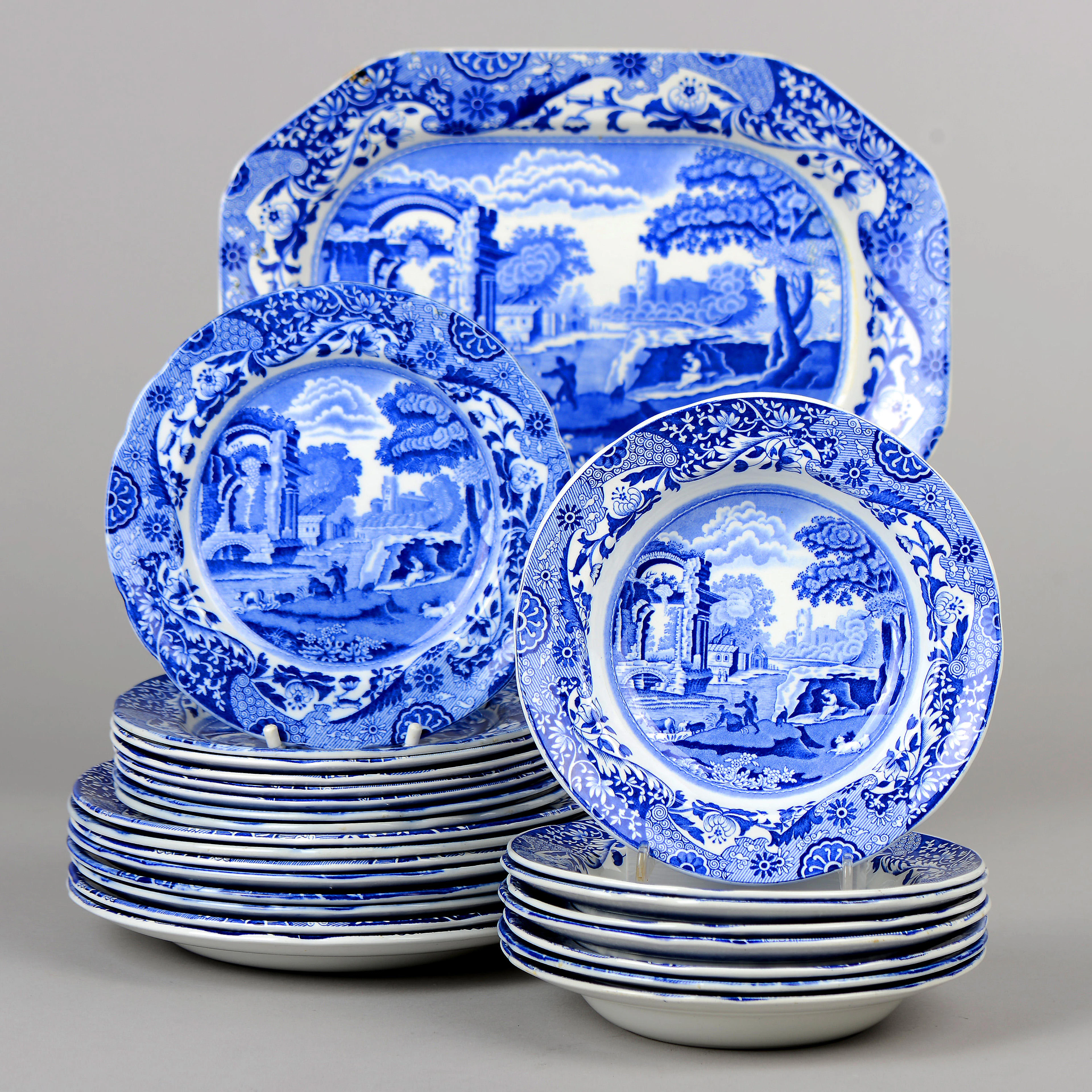 MATSERVIS, 25 delar, porslin, "Italian", Spode Design, England