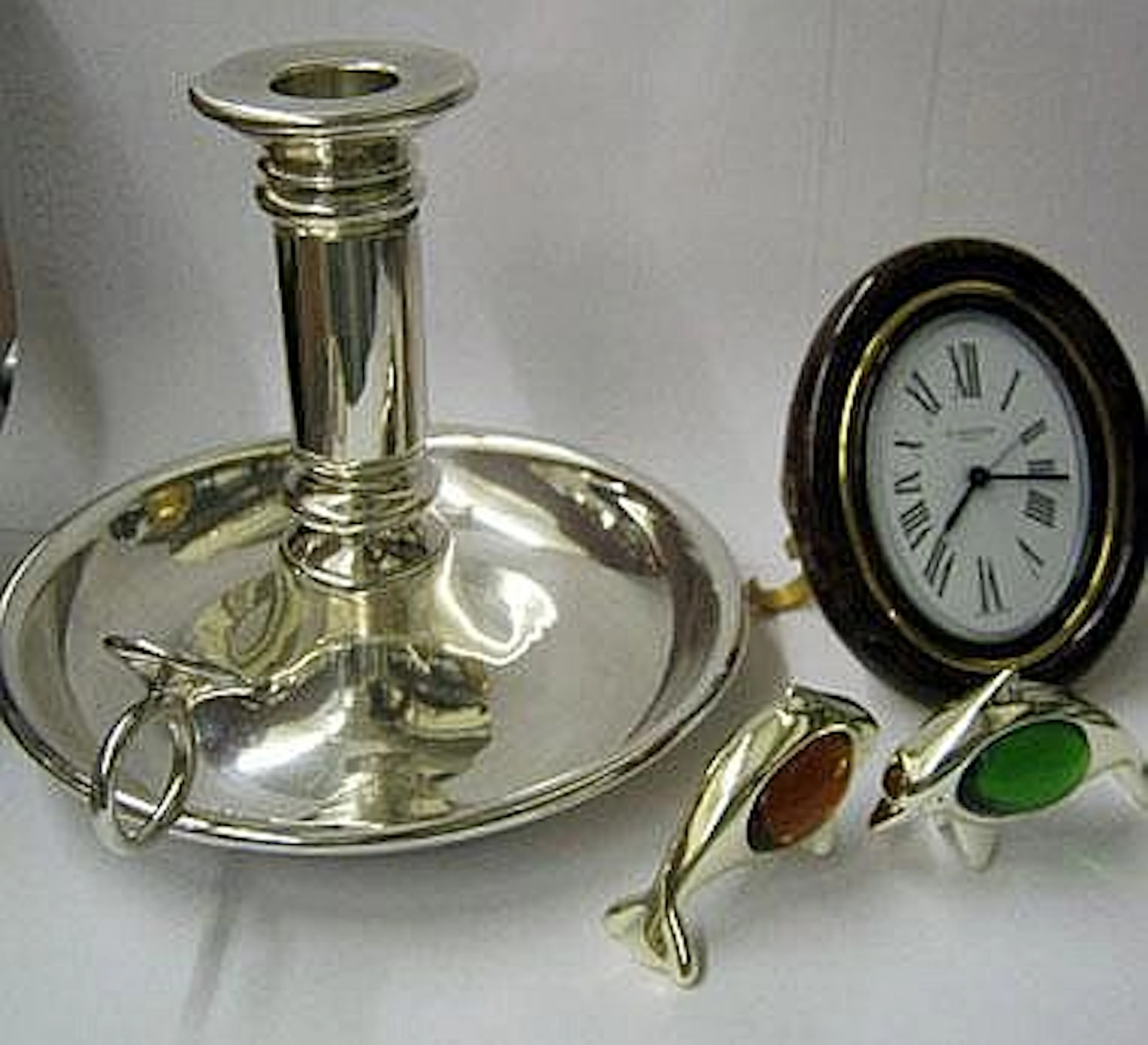 CARTIER BEDSIDE TIMEPIECE, Swiss movement, 9cm