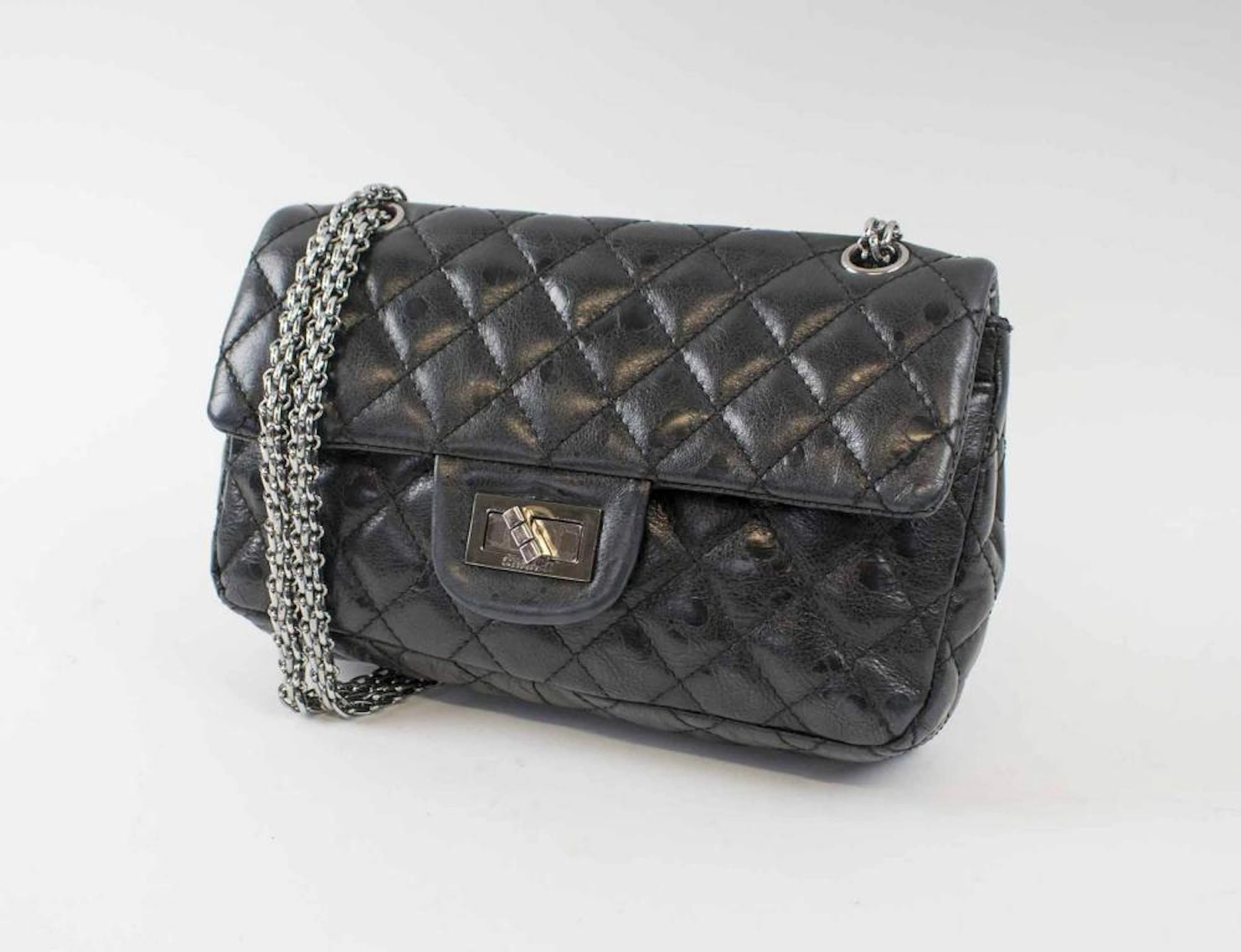 CHANEL REISSUE 2.55 DOUBLE FLAP HANDBAG