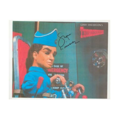 Thunderbirds Actor, Shane Rimmer signed 10x8 colour photograph pictured ...