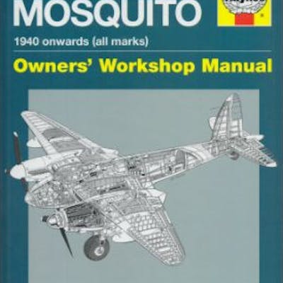 Multi Signed Book Haynes Owner's Workshop Manual De Havilland Mosquito