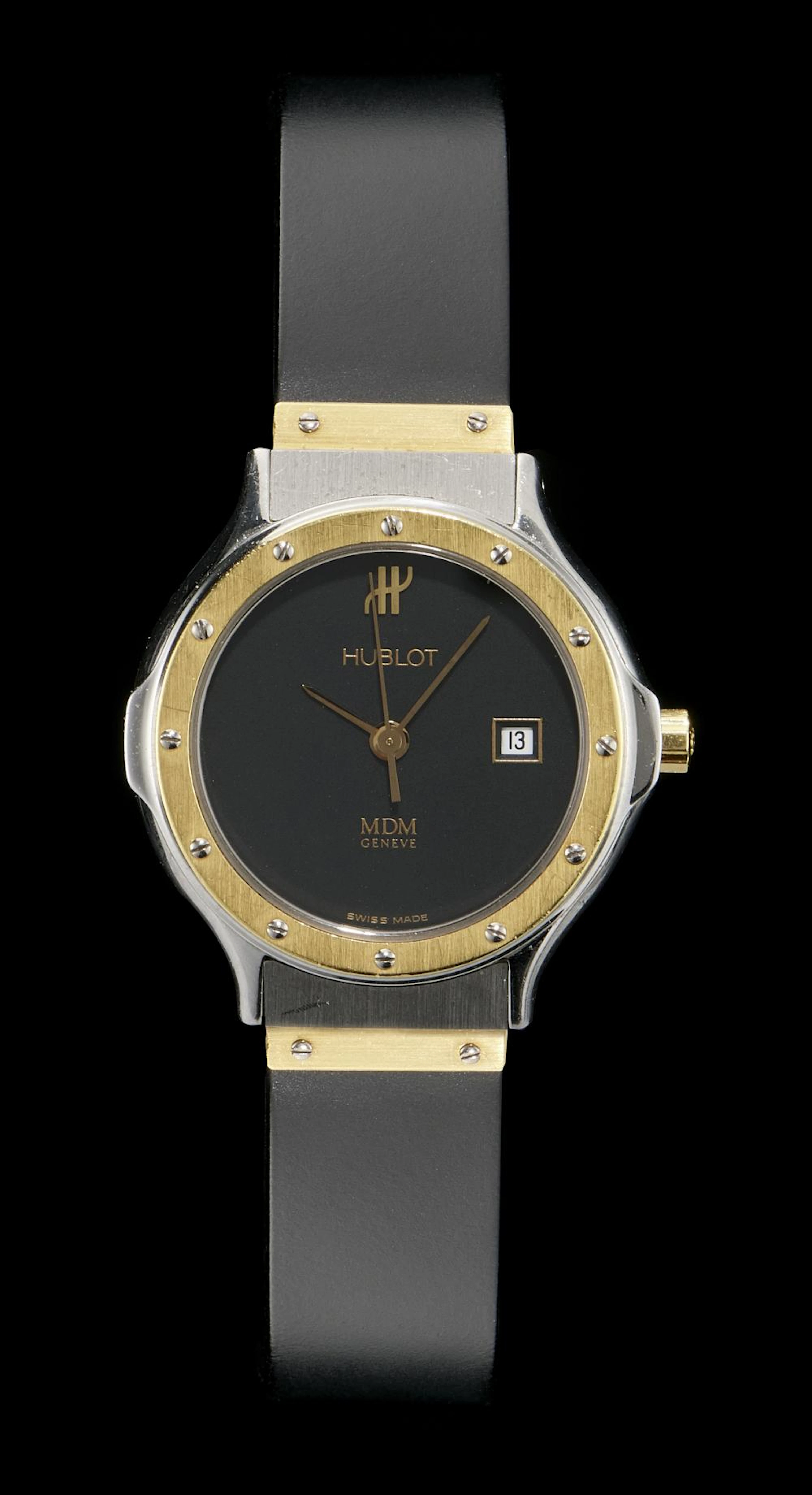 Hublot, montre ronde à quartz