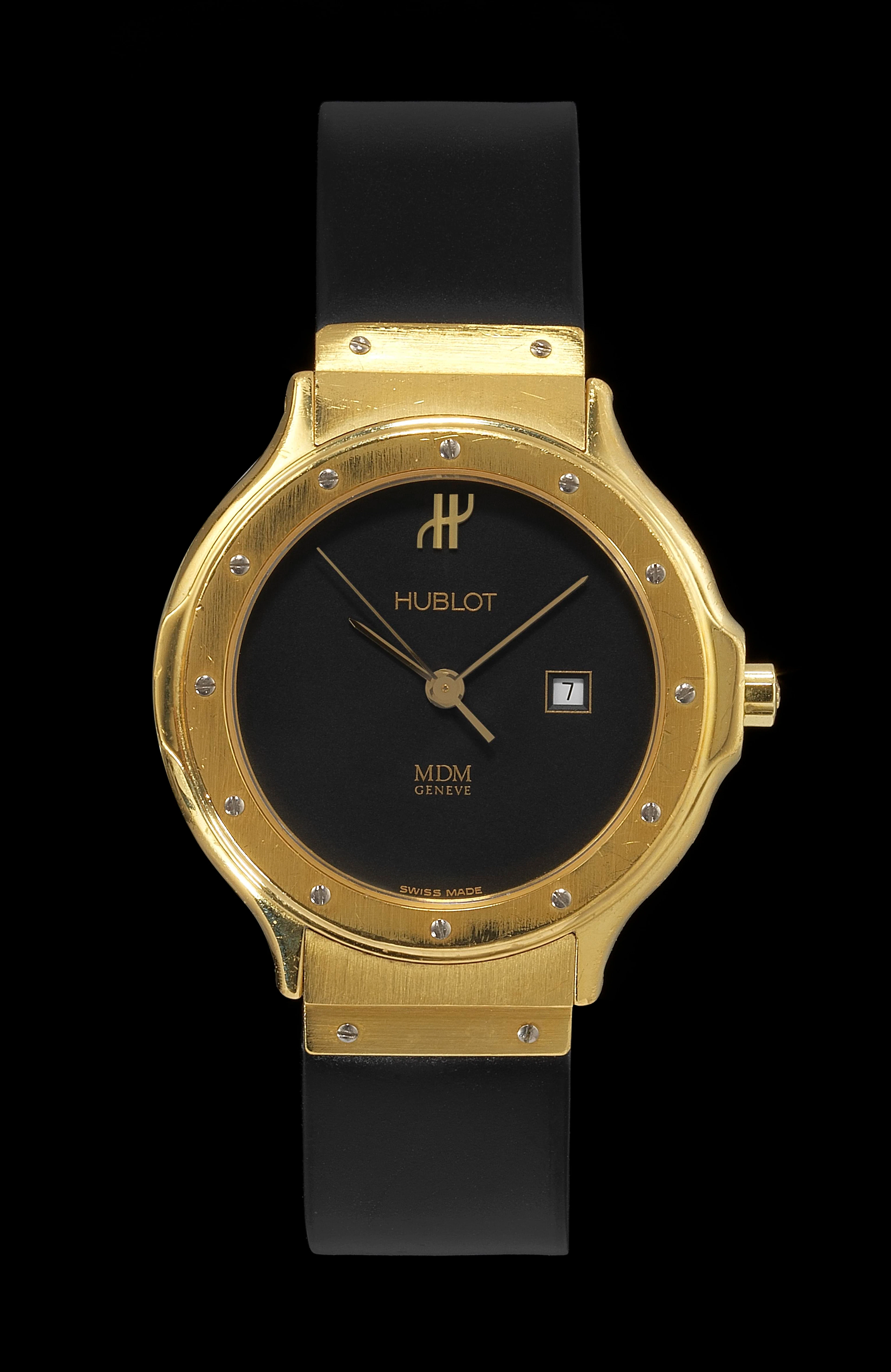 131. Hublot, MDM, montre ronde à quartz