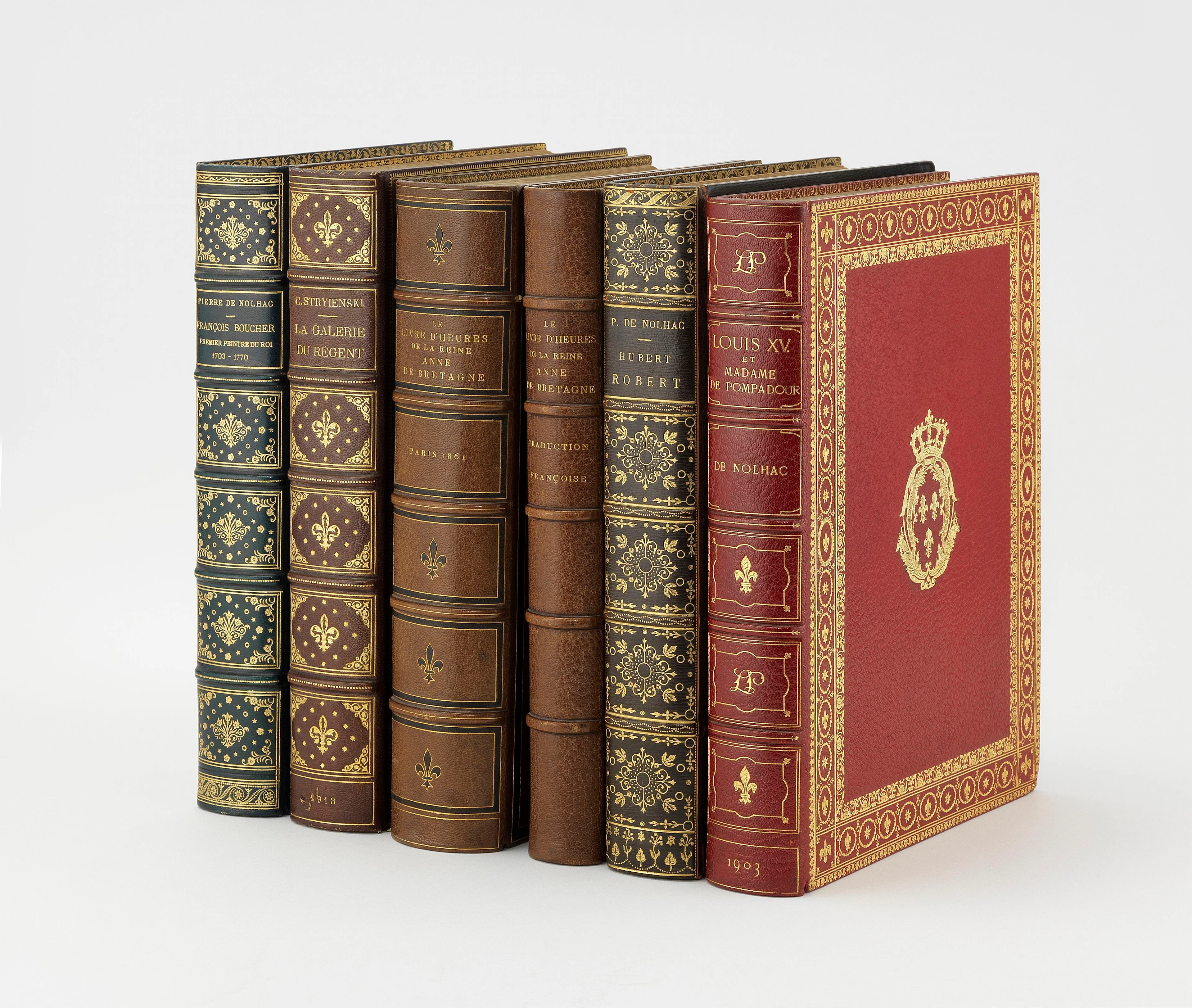 3503. Ensemble de six volumes in 4°