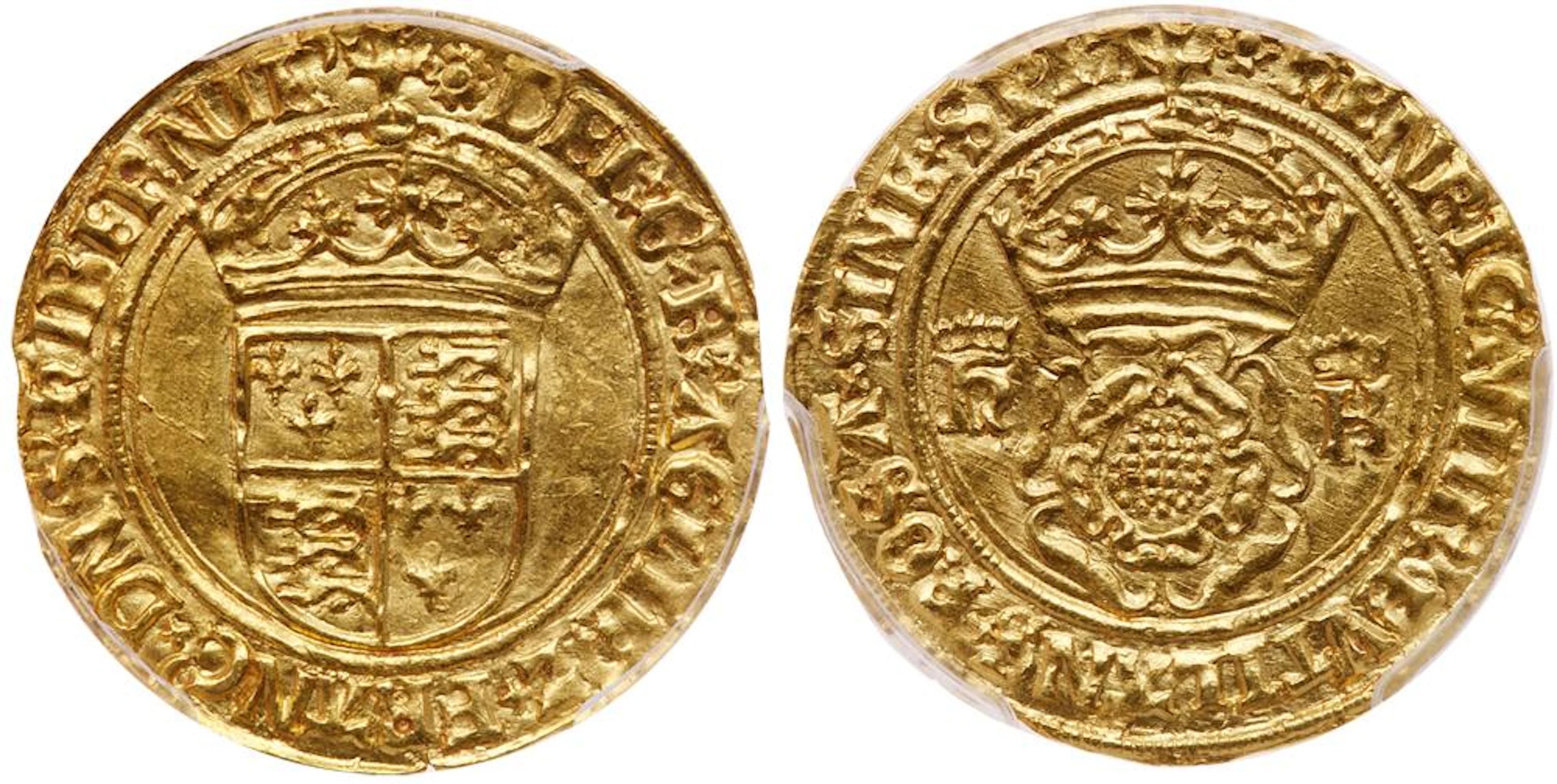 GREAT BRITAIN. CROWN OF THE DOUBLE ROSE, ND. PCGS MS63