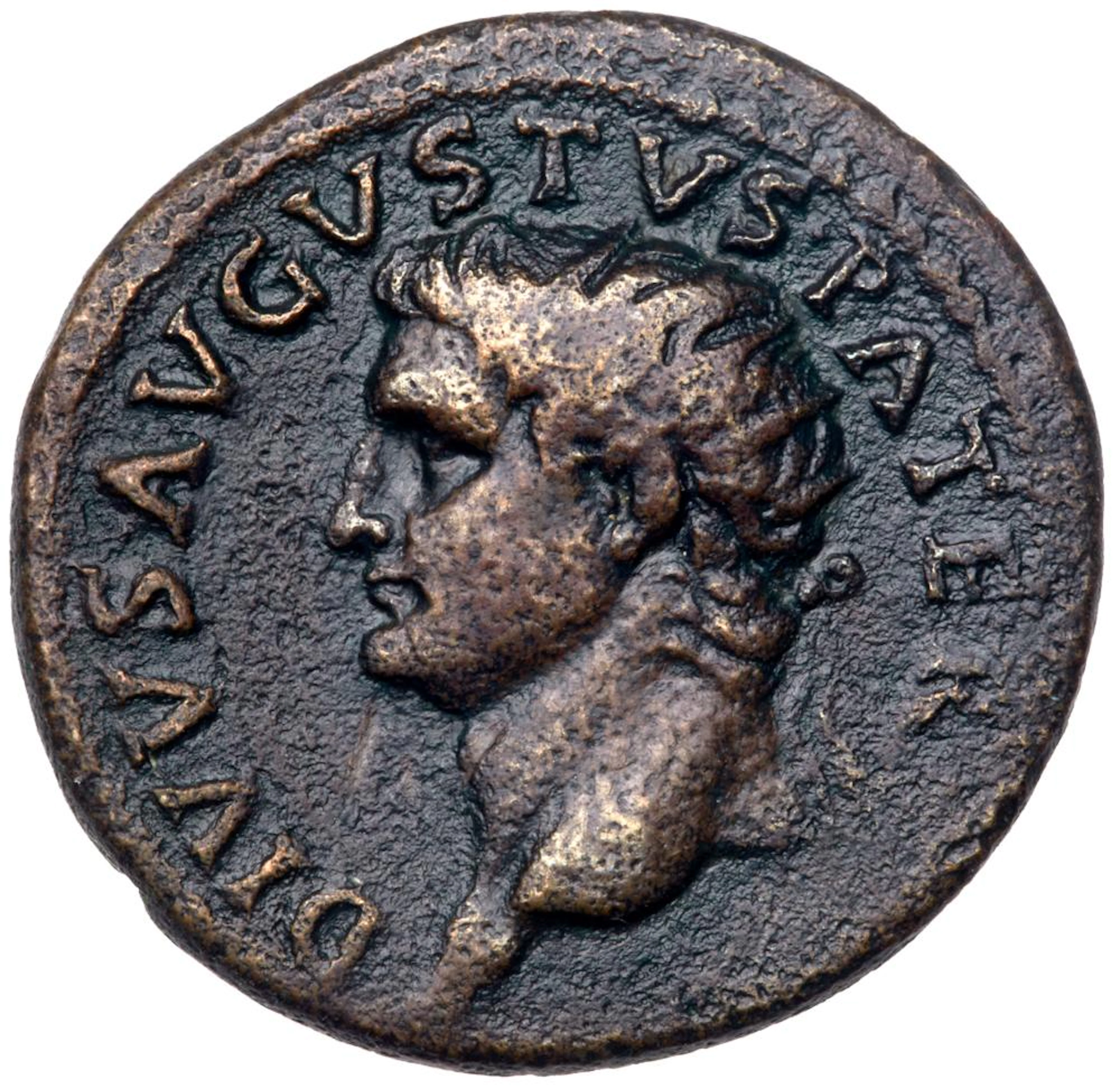 Divus Augustus. Æ As (10.89 g), died AD 14. VF