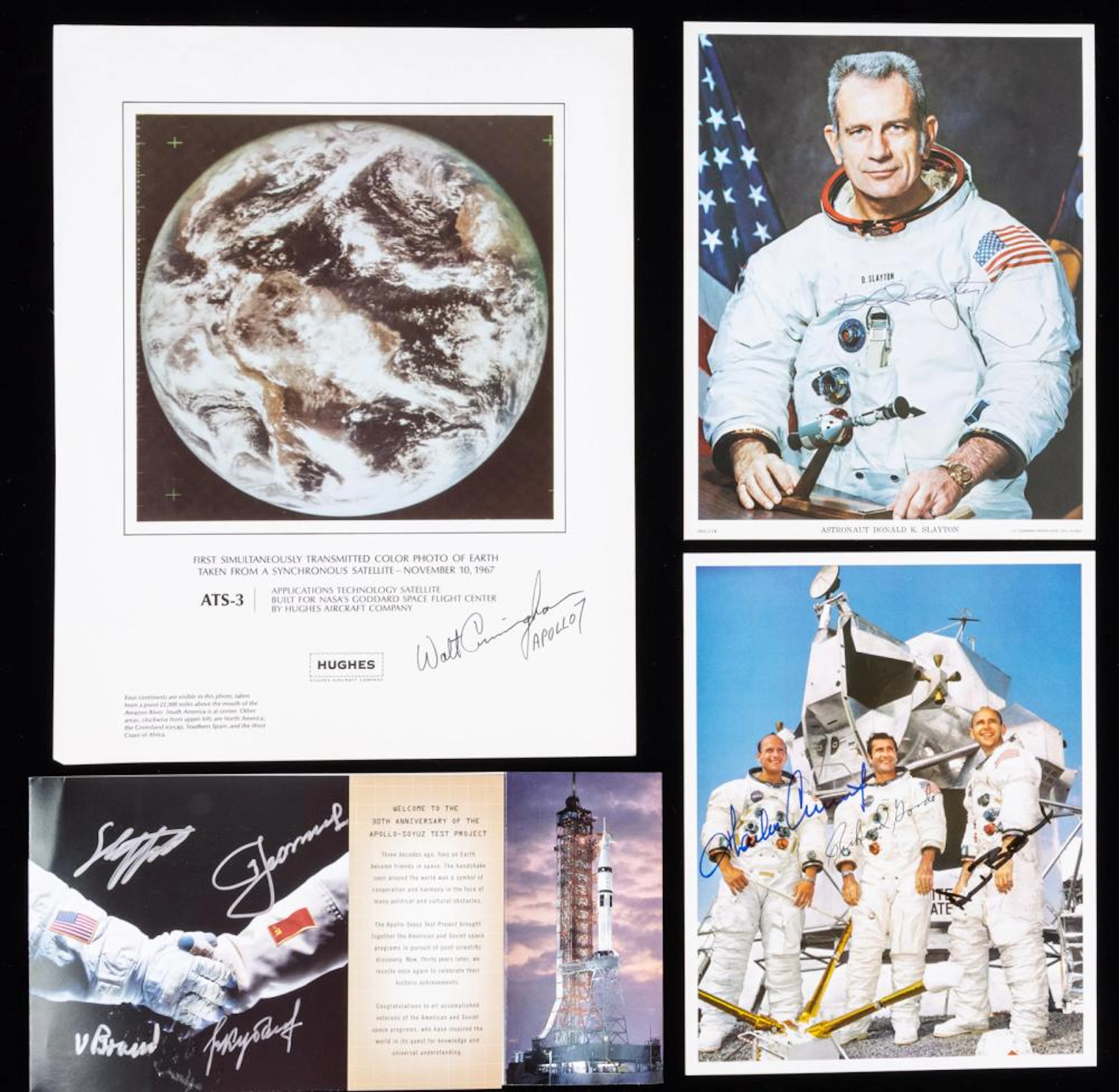 Apollo Mission Astronauts Signed Photos: Apollo 7's Walt Cunningham