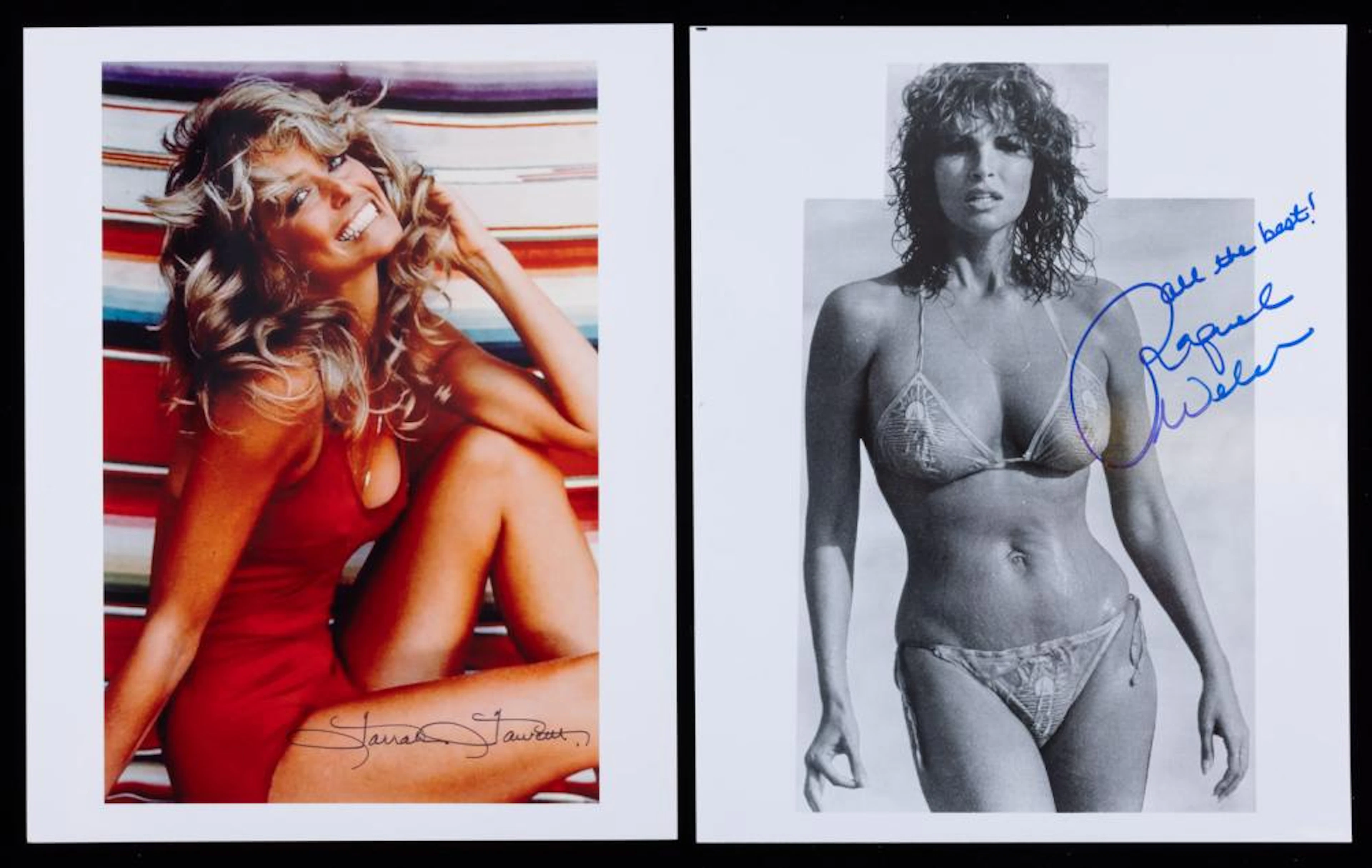 Icons of Beauty and Talent: Farrah Fawcett and Raquel Welch