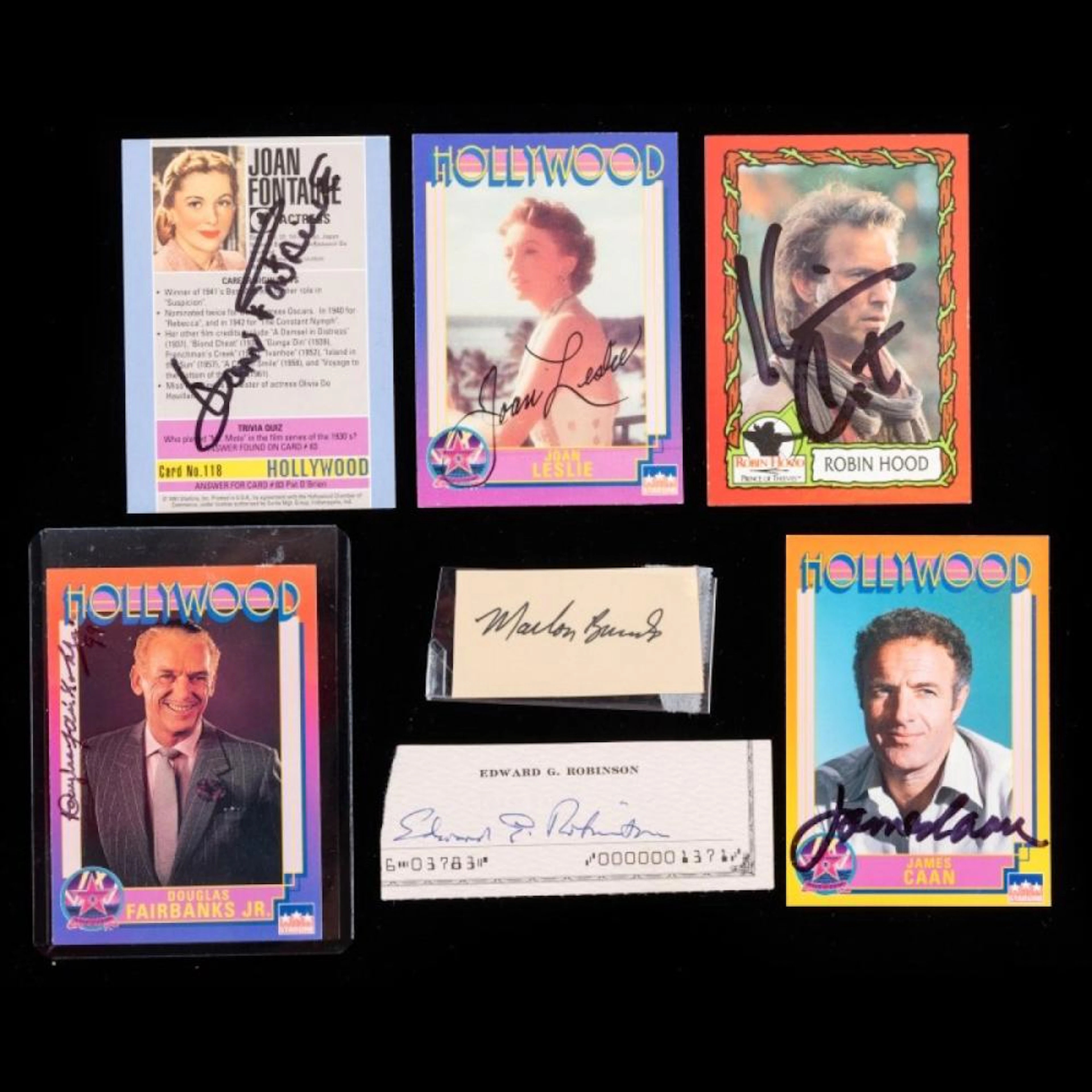 "Petite" Autographs : Marlon Brando