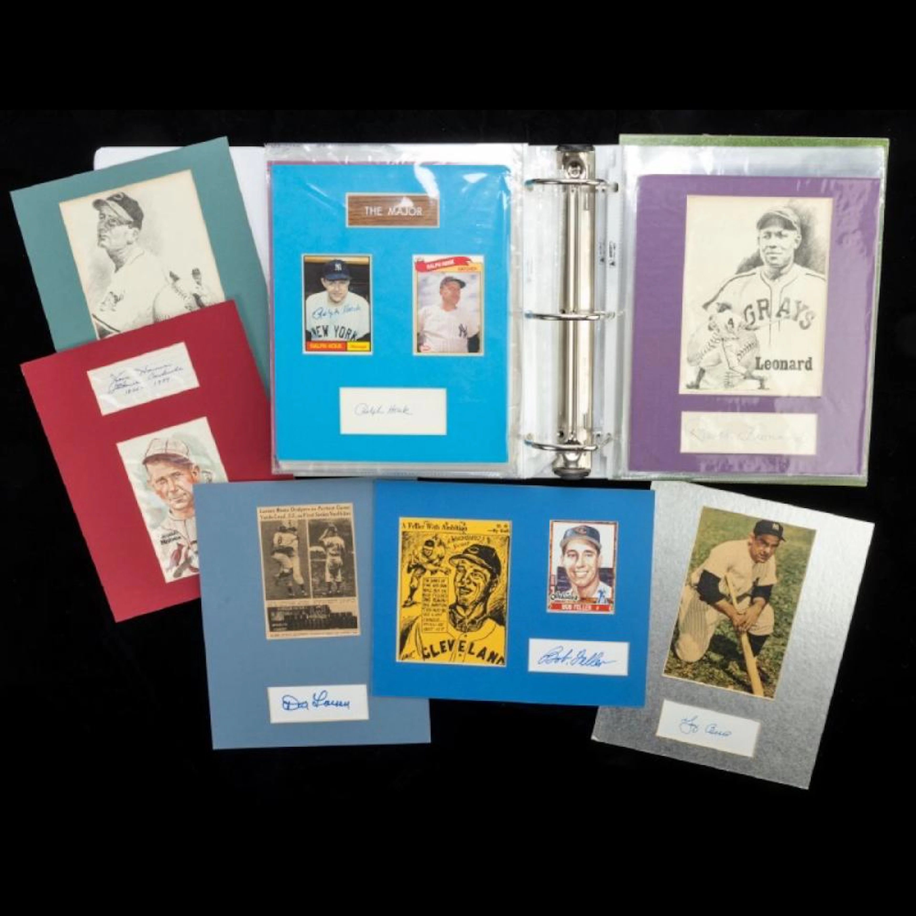otebook Two: Collection of 26 Nicely Matted and Presented...