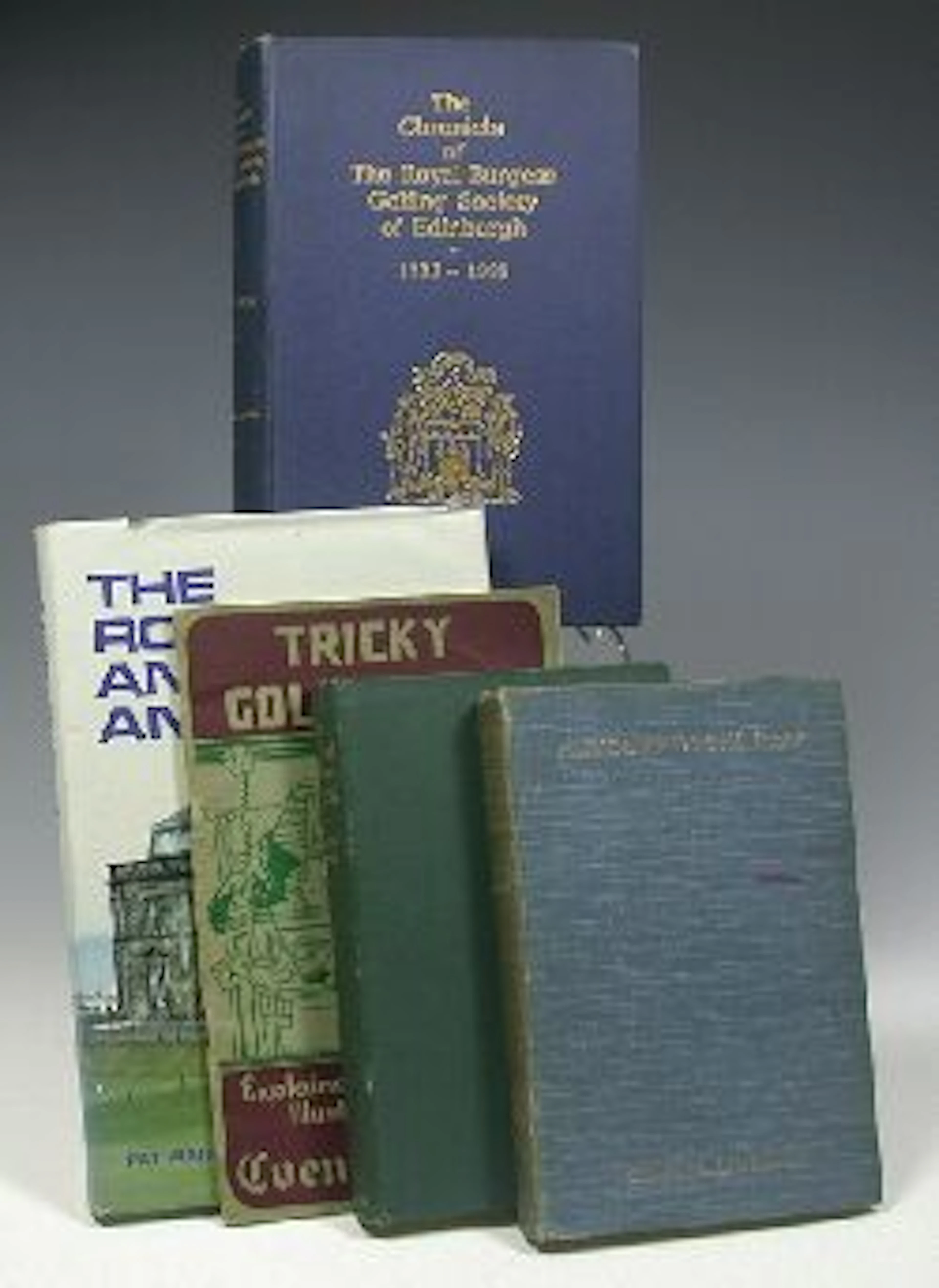 Robbie, Cameron J., The Chronicle of the Royal Burgess Golfing Society of Edinburgh 1735-1935; Morris & Gibb, Edinburgh, 1936; Simpson,...