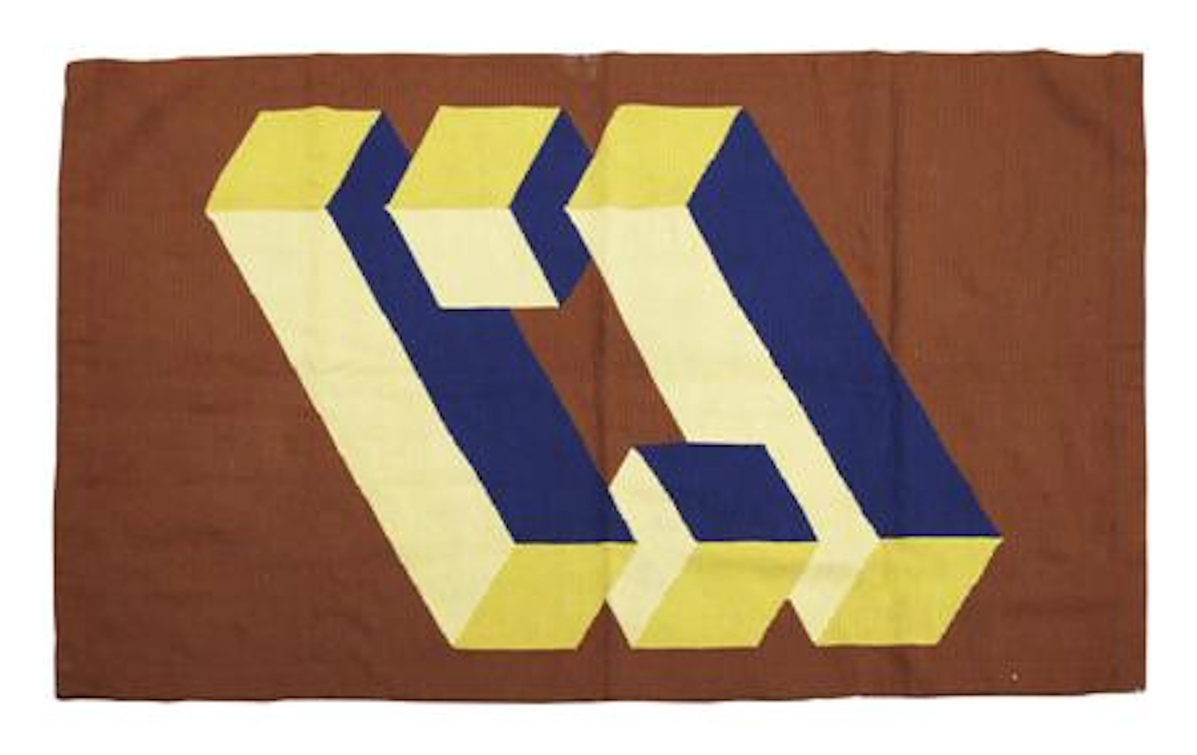 AFTER MAURITS CORNELIS ESCHER, KNITTED WOOL TAPESTRY HANGING, 1950