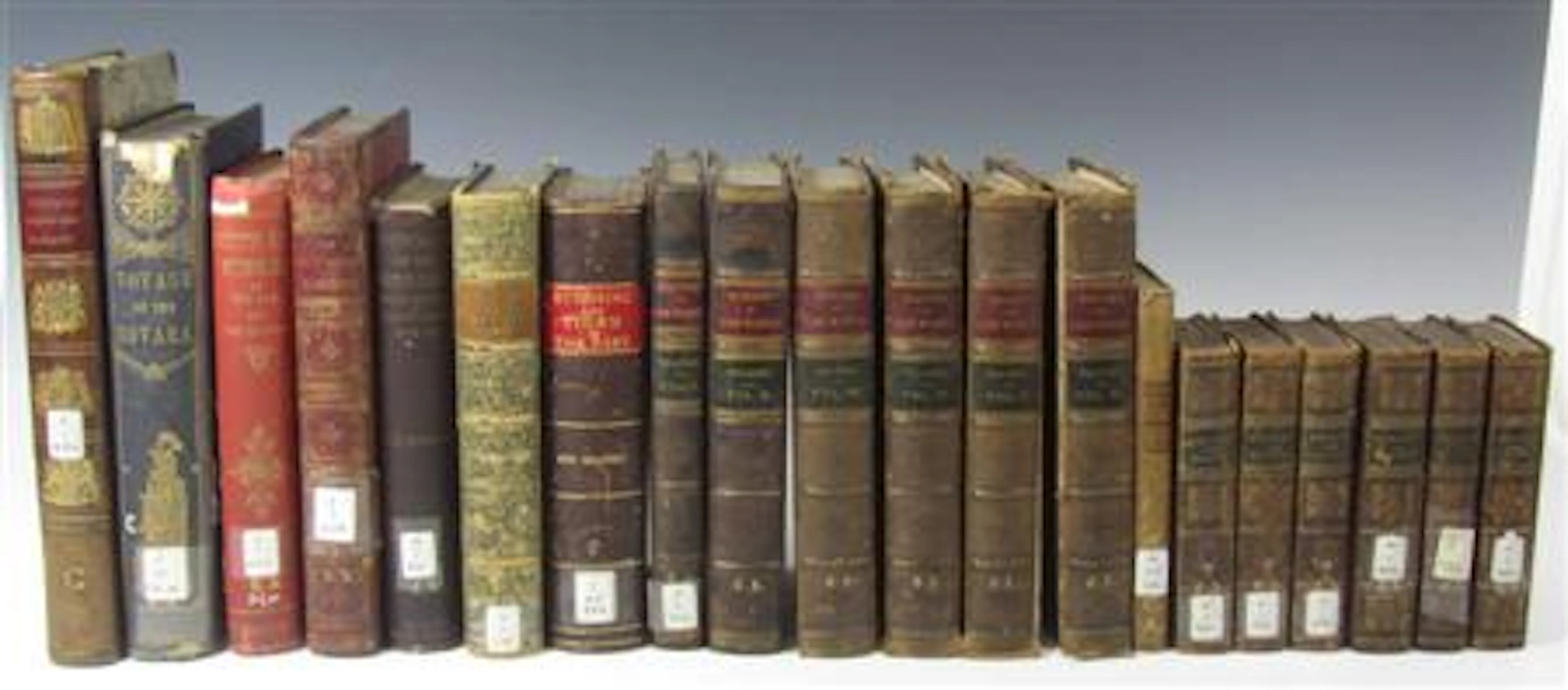 Voyage, Travels and Navigation, including Raleigh, Sir Walter, The history of the world... Edinburgh: Archibald Constable, 1820. Five...