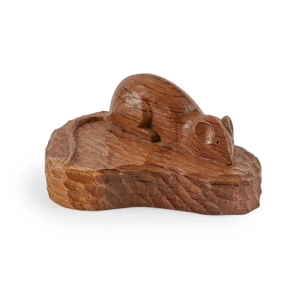 ROBERT 'MOUSEMAN' THOMPSON (1876-1955) RARE PAPERWEIGHT, CIRCA 1980 ...