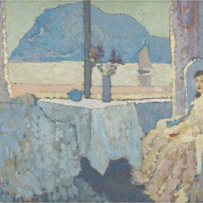 JAMES BEATTIE MICHIE (SCOTTISH 1891-1960) FROM THE WINDOW, SAINT-JEAN-CAP-FERRAT