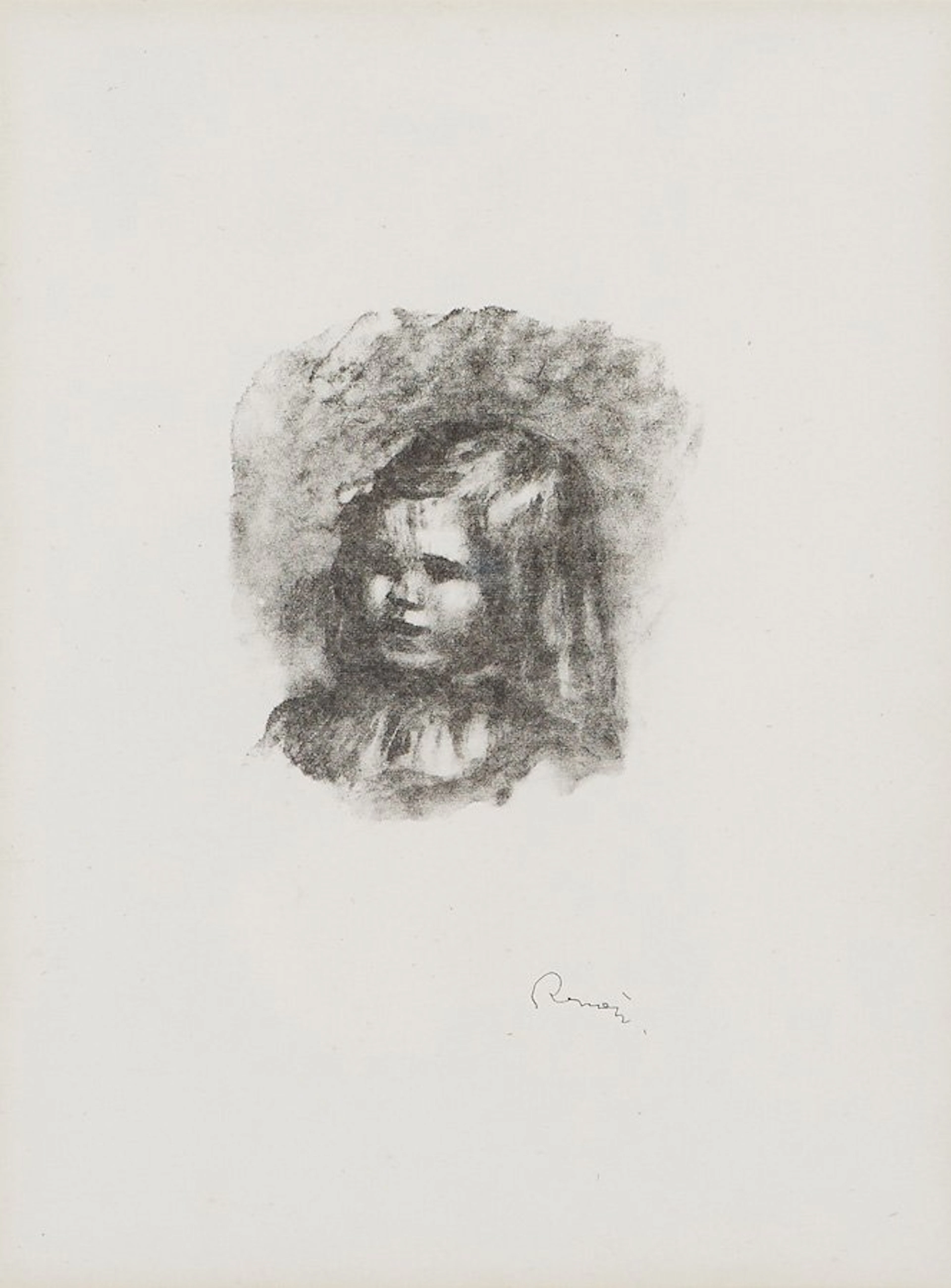 Pierre Auguste Renoir 'Claude Renoir, la tête ...'