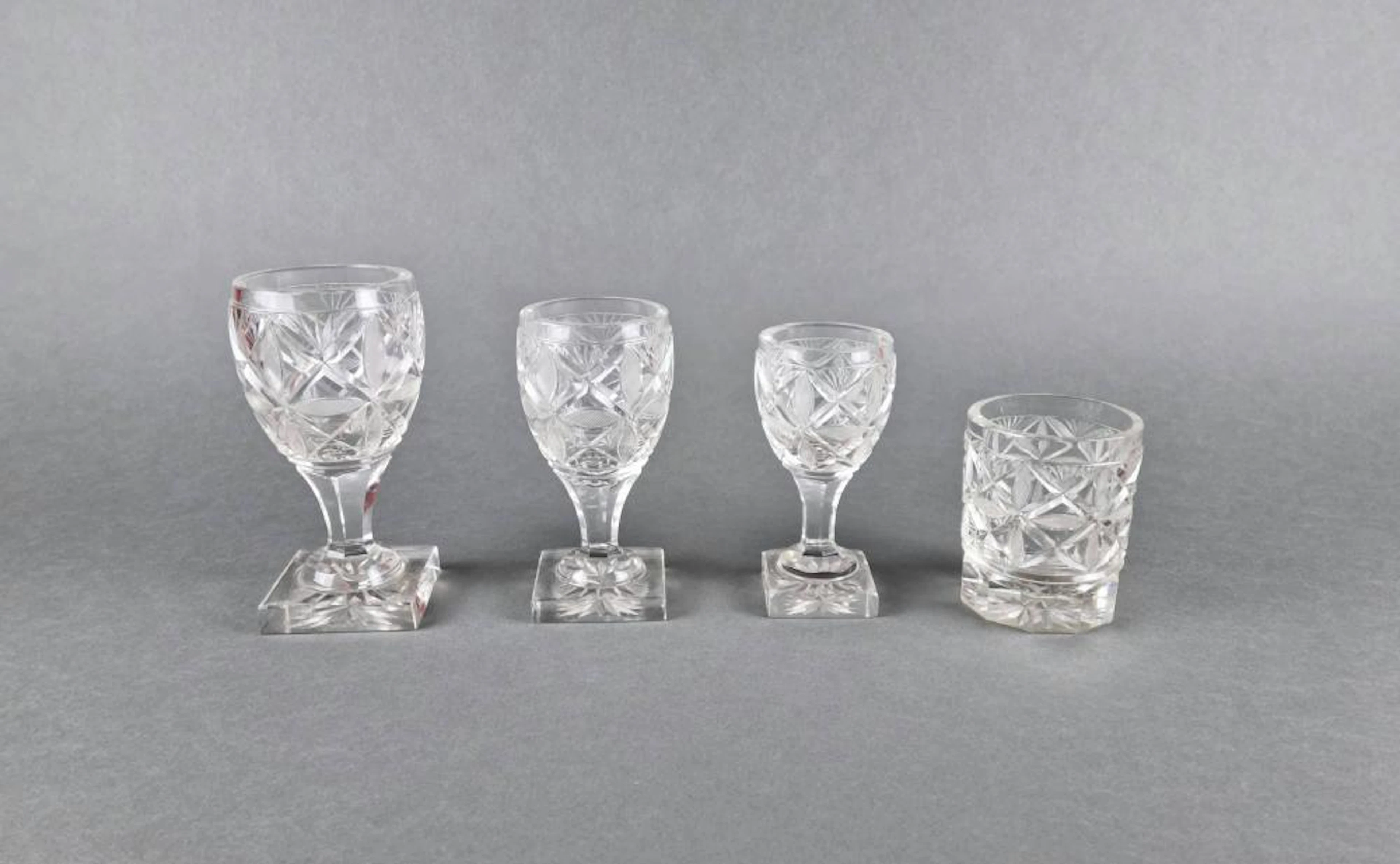 Service à verres en cristal