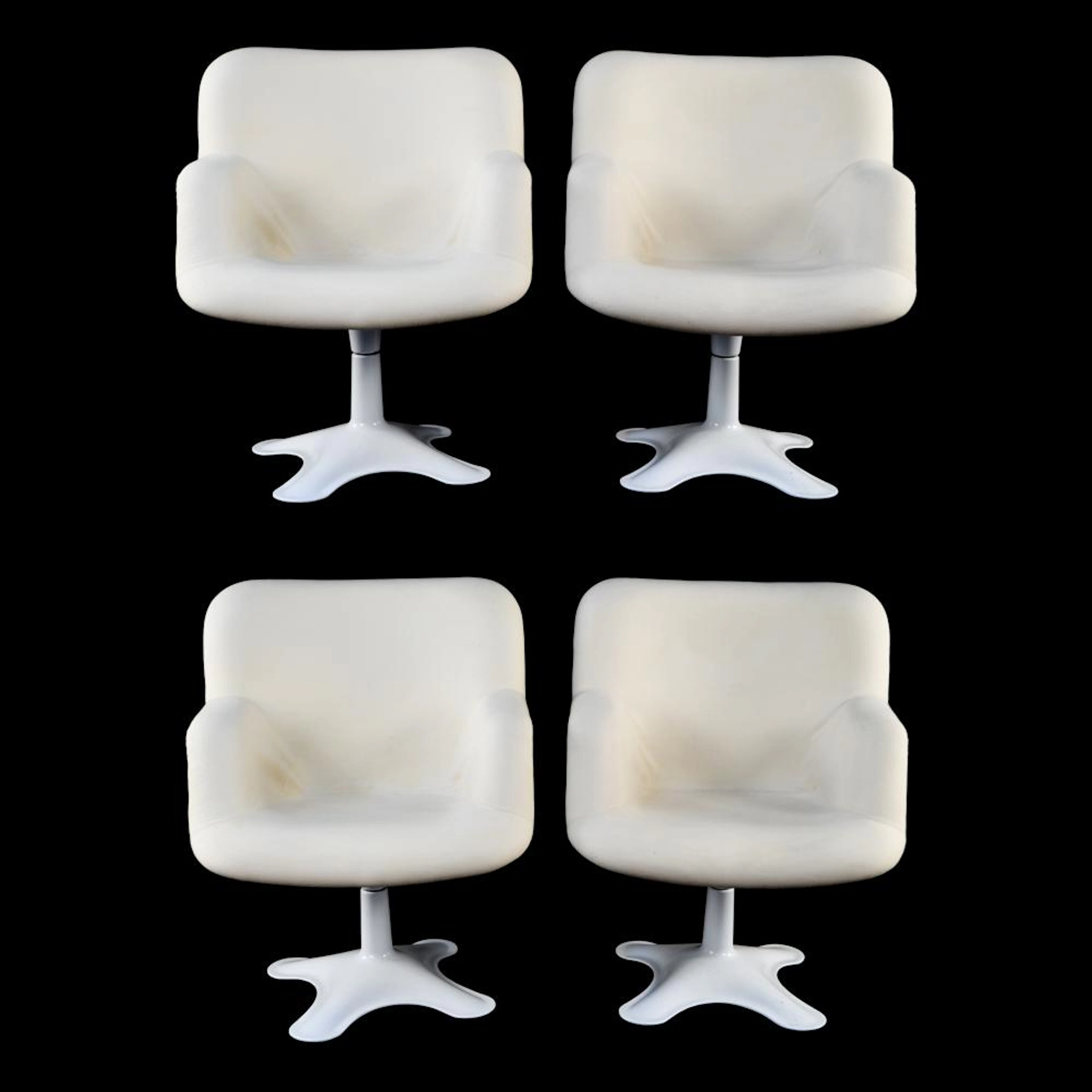 (4) YRJO KUKKAPURO "KARUSELLI" LOUNGE CHAIRS