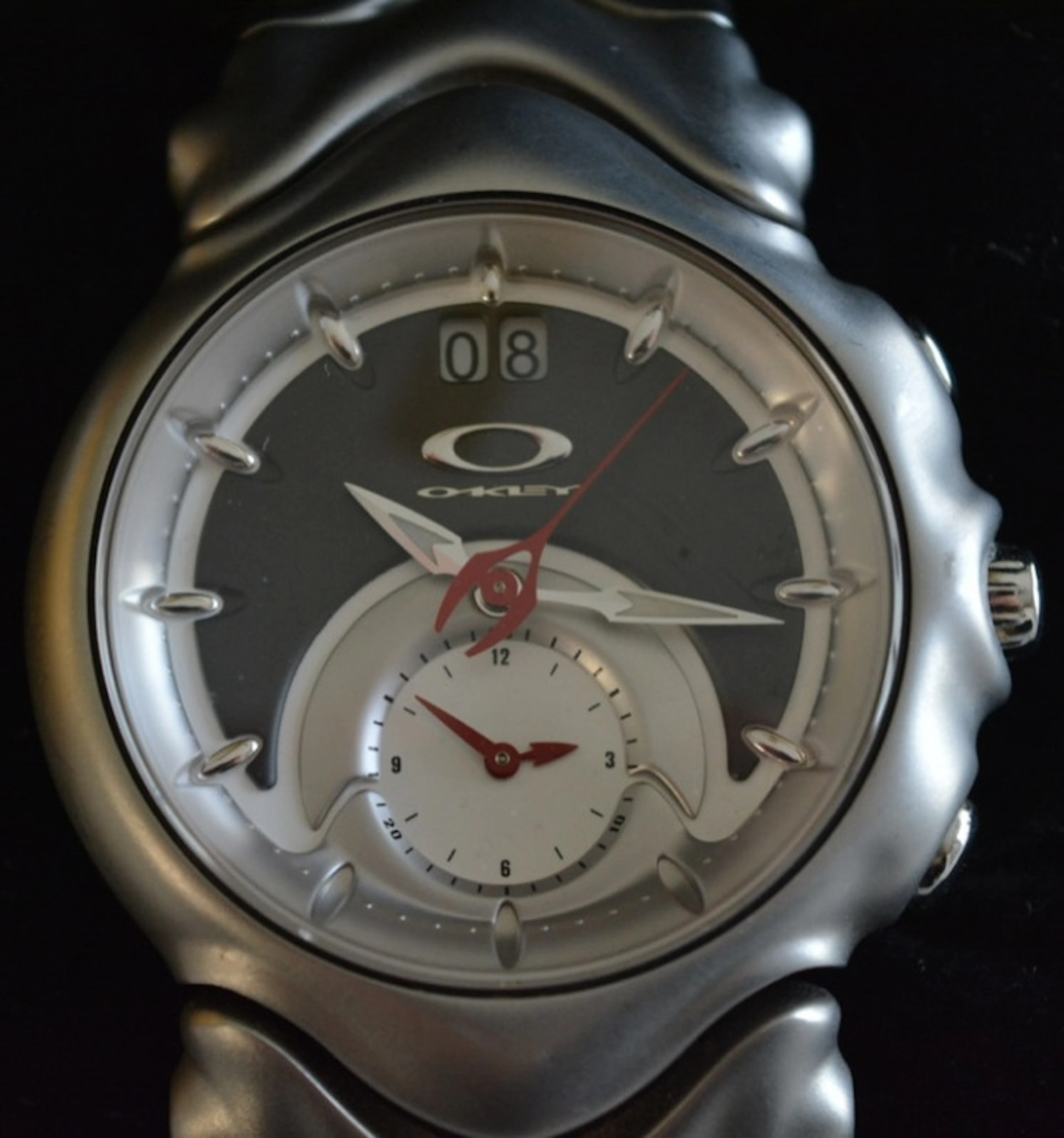 Men's Oakley Judge Stainless Wrist Watch In Box