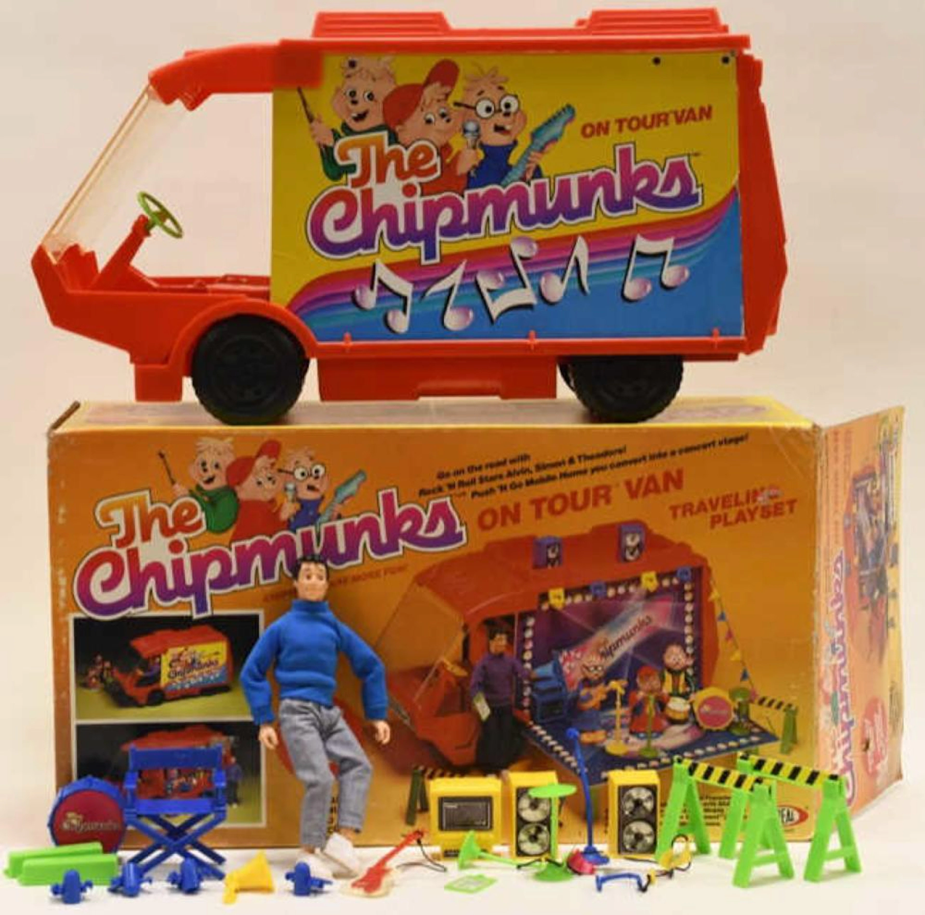 Ideal The Chipmunks On Tour Van Playset