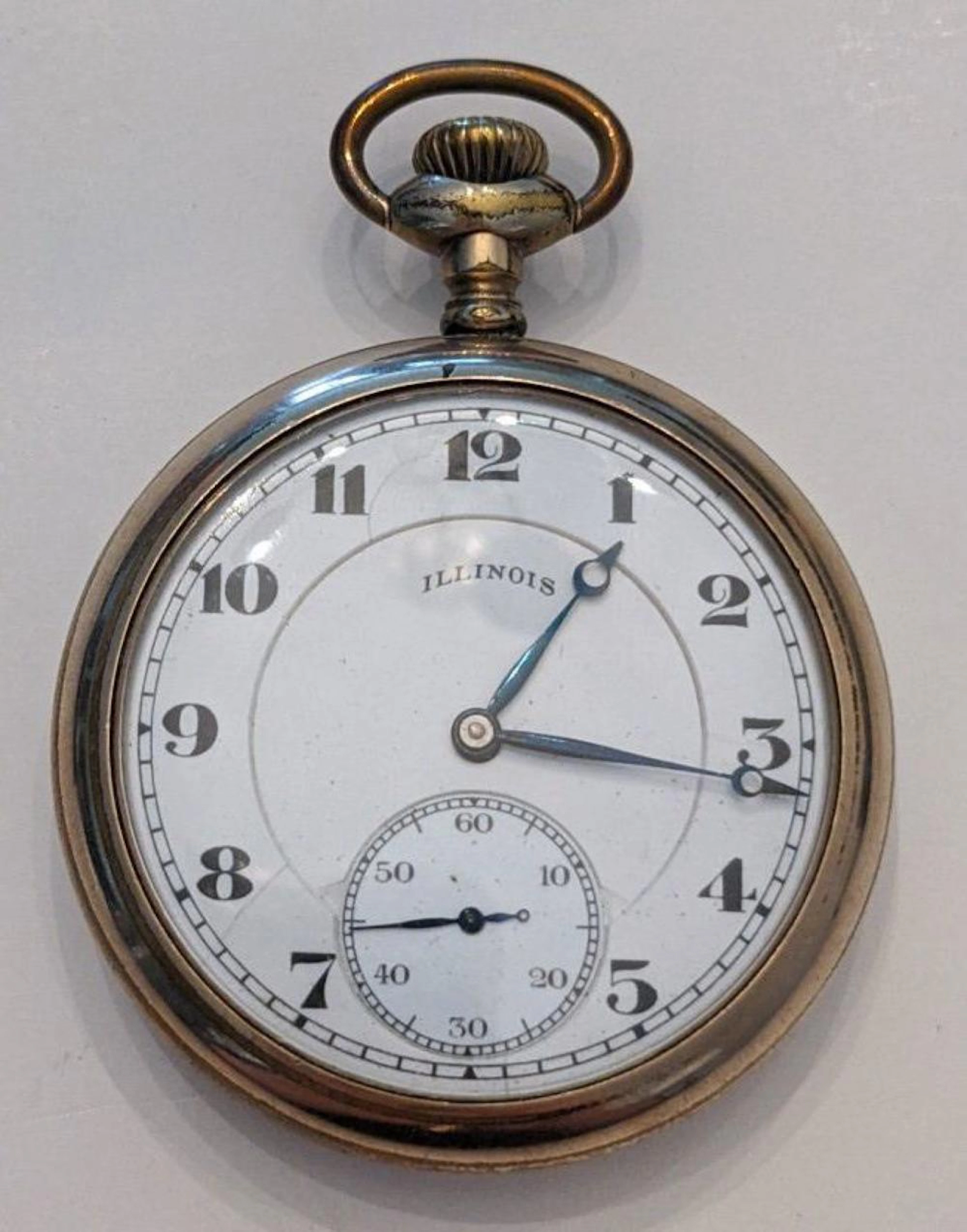 1921 Illinois 706 17 Jewel Open Face Pocket Watch