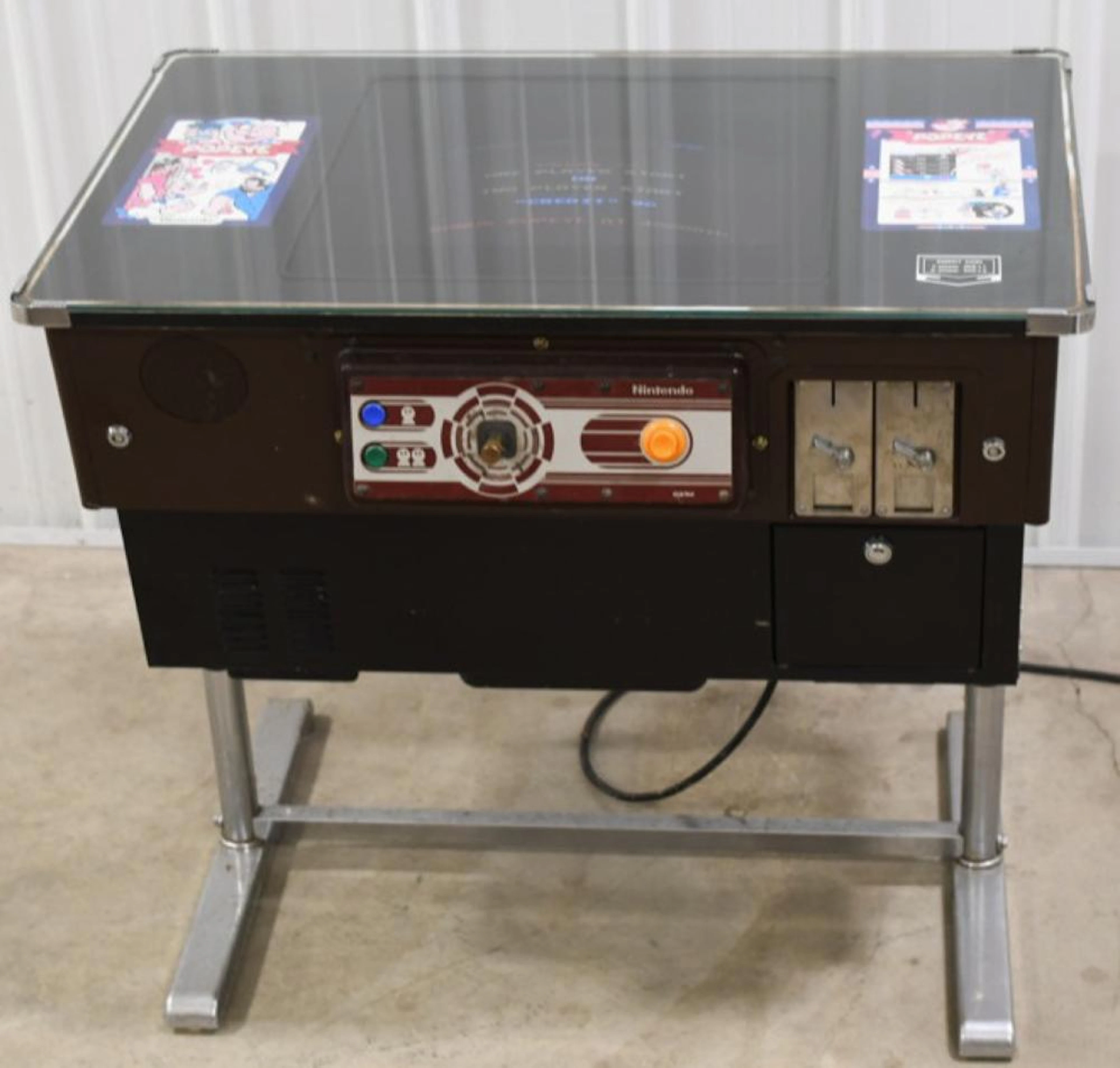 Vintage Nintendo Popeye Arcade Cocktail Game